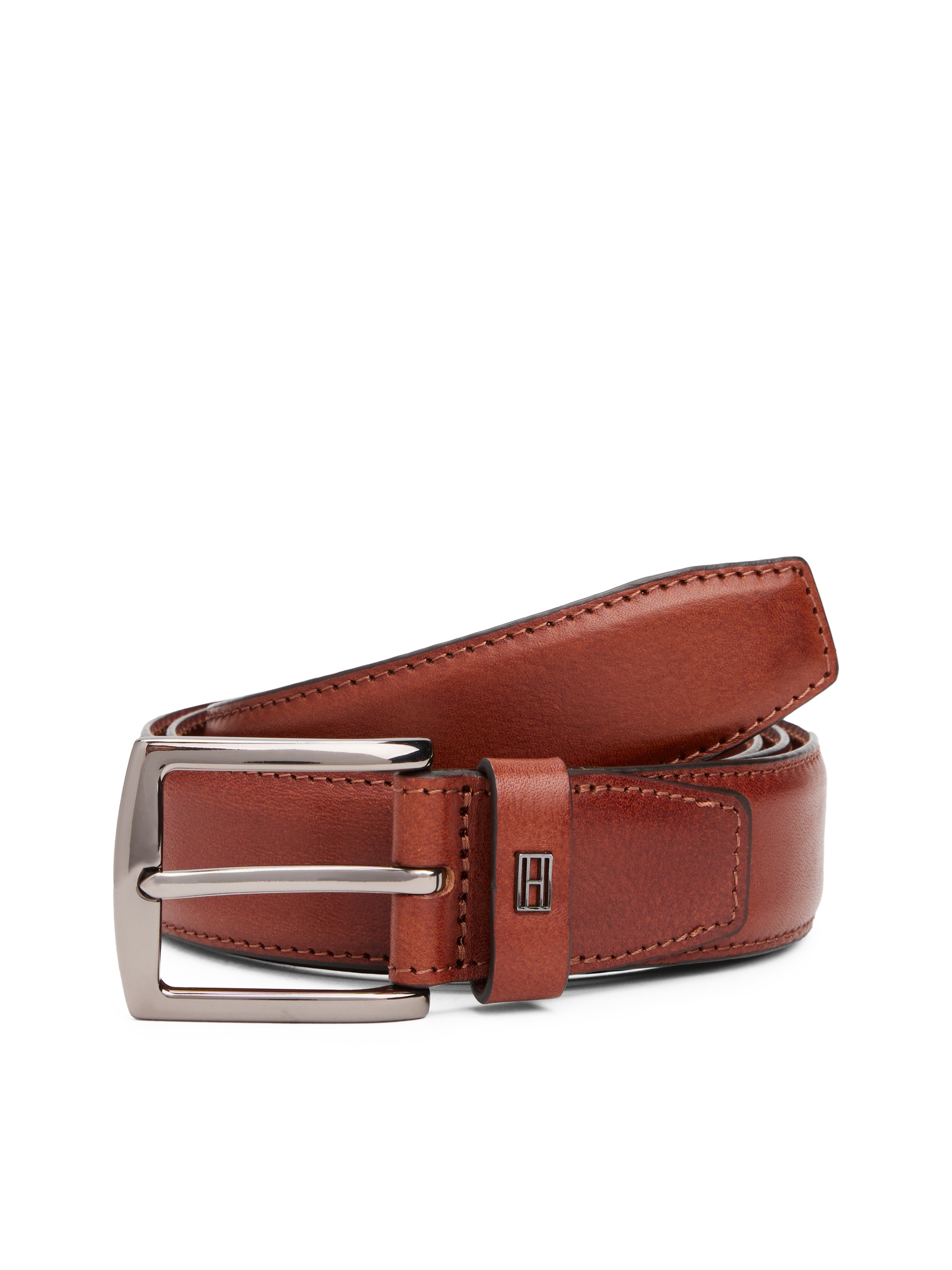 Tommy Hilfiger Ledergürtel "DENTON ELEVATED 3.5 cm breit" Größenverstellbar günstig online kaufen