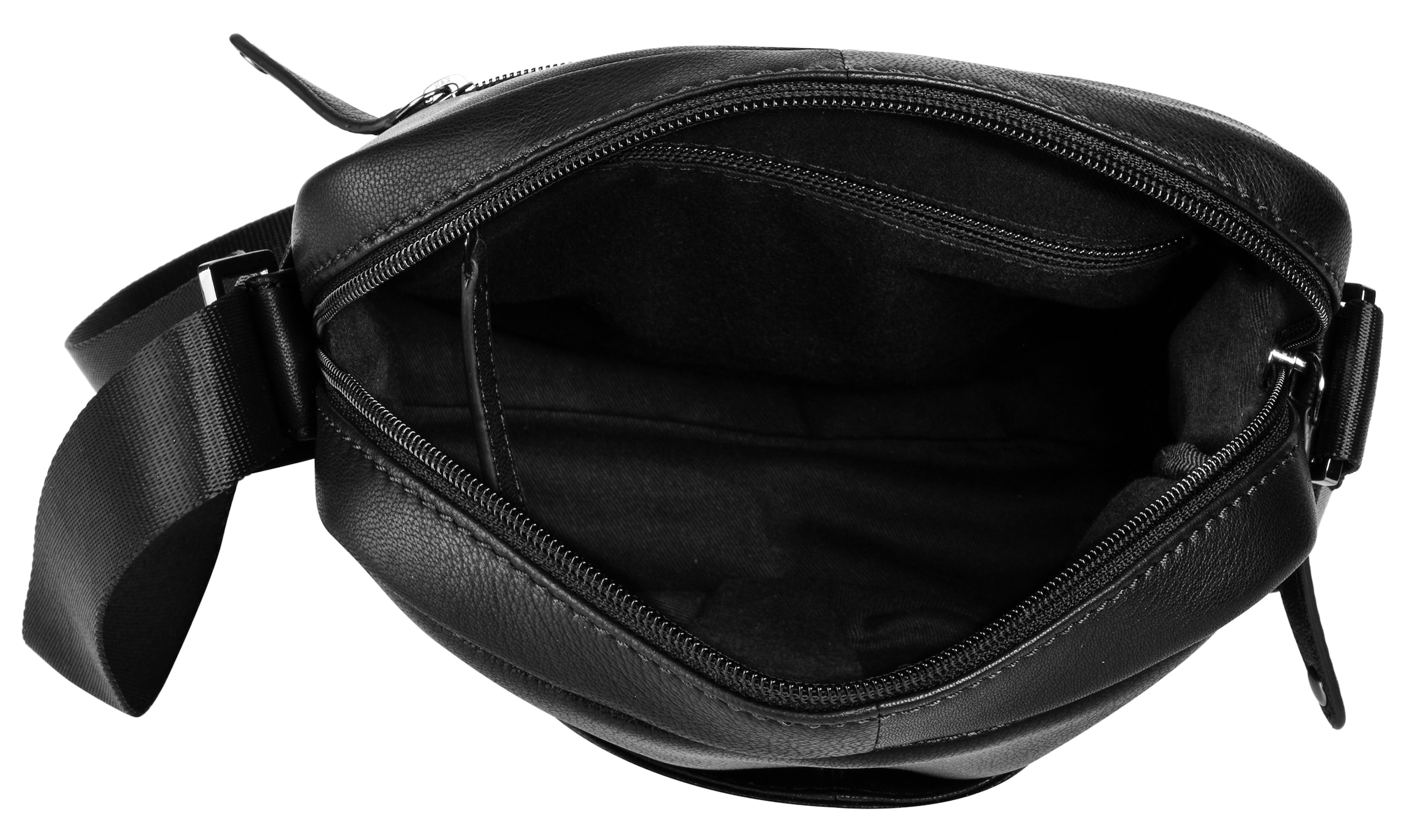 bugatti Umhängetasche »BLACK MAGIC« echt Leder