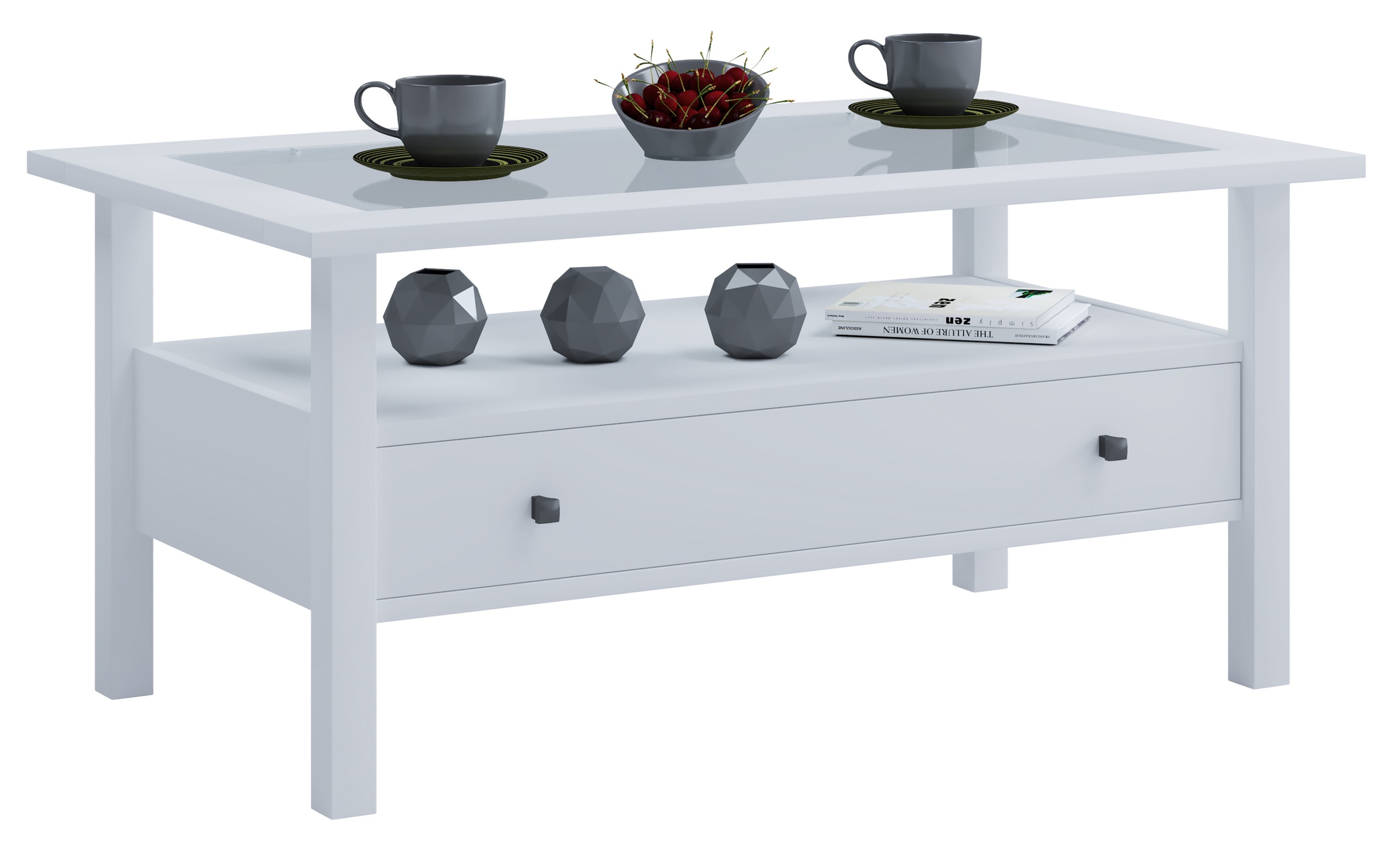 VCM Couchtisch "VCM Holz Beistelltisch mit ESG-Sicherheitsglas  Couchtisch günstig online kaufen