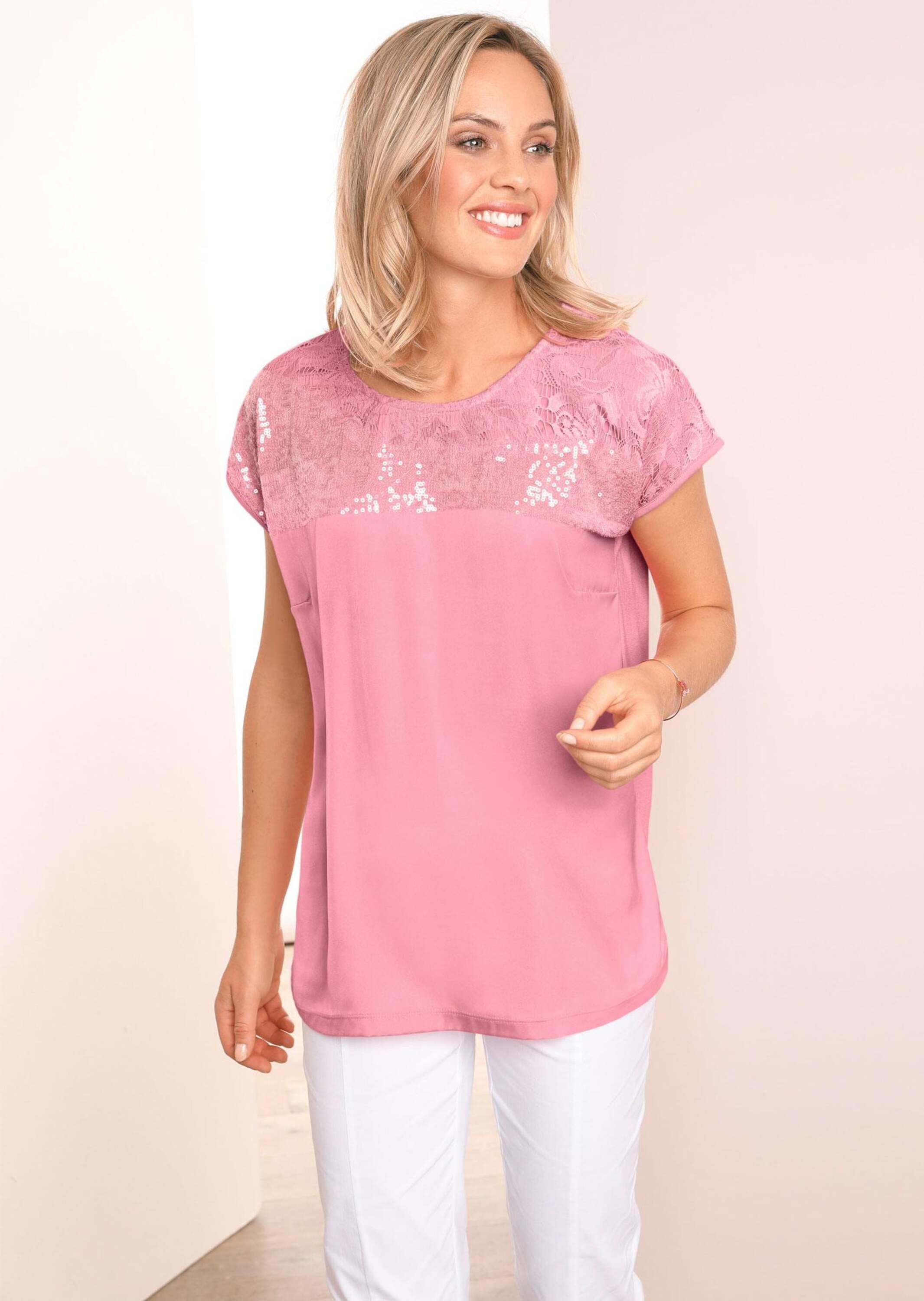 GOLDNER Hemdbluse »Pflegeleichte Bluse mit 3/4-Arm«