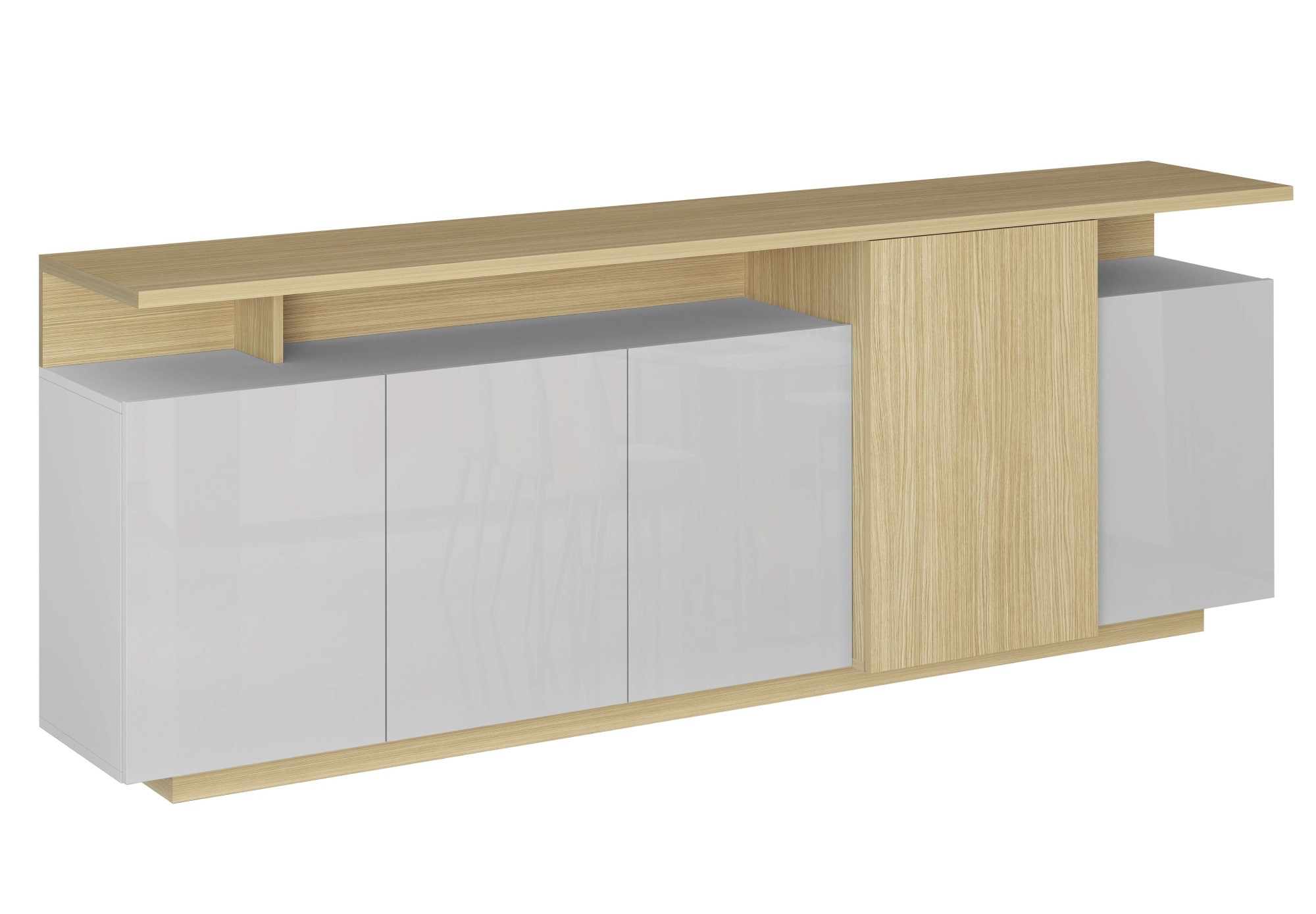 OTTO home Sideboard »Sideboard ETHOS, Kommode, Schrank, Kredenz« 1 Stk. tlg. Mit 5 Drehtüren, 8 Innenfächern und 2 Außenfächern, B.210 cm