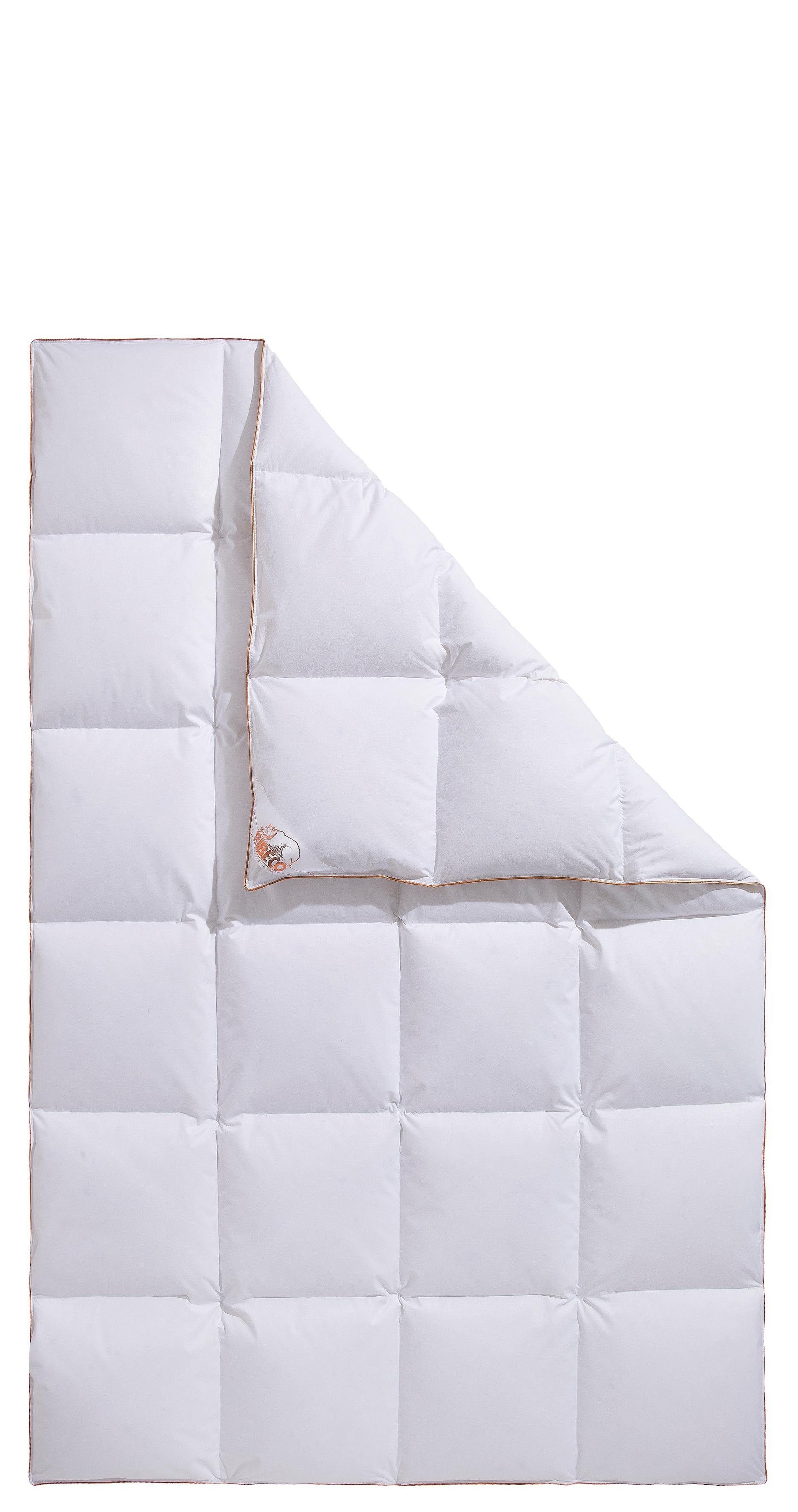 RIBECO Daunenbettdecke "Ella" extrawarm Füllung 90% Daunen & 10% Federn Bez günstig online kaufen