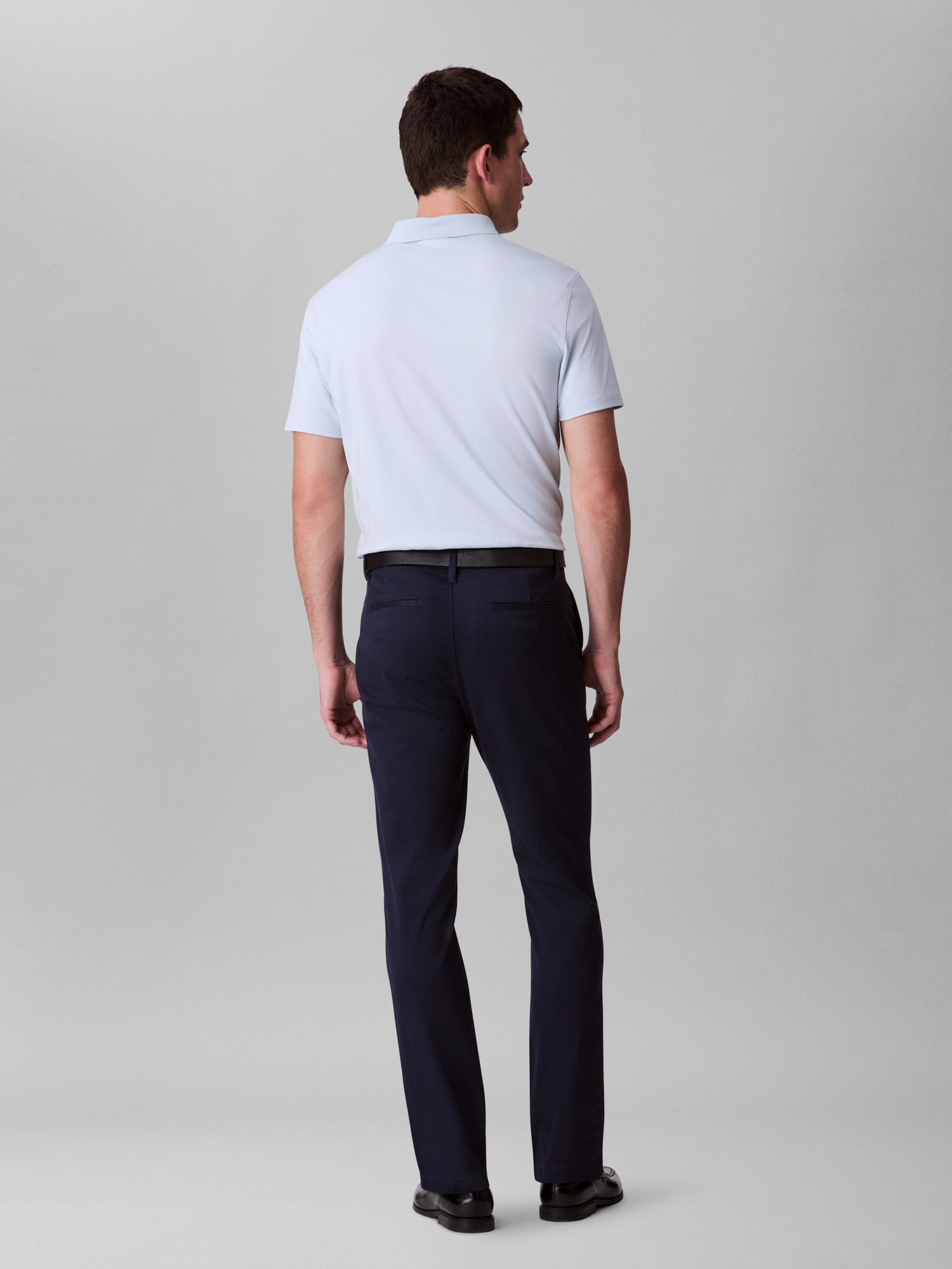 Calvin Klein Stoffhose »SLM CTTN STRTCH CHN«, Mit Gürtelschlaufen