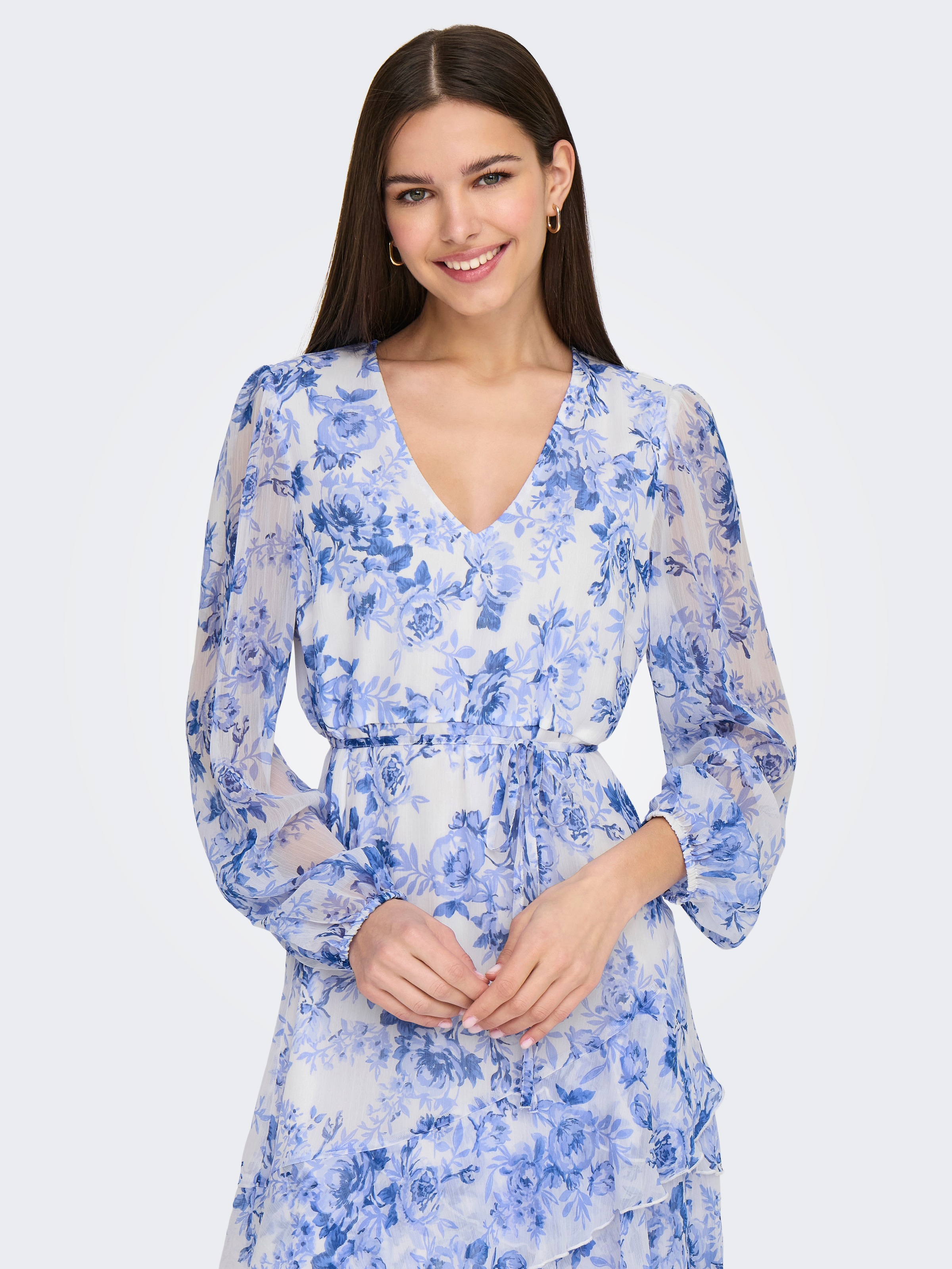 ONLY Minikleid "ONLMIRIAM LIFE L/S LAYERED DRESS PTM", Sommerkleid günstig online kaufen