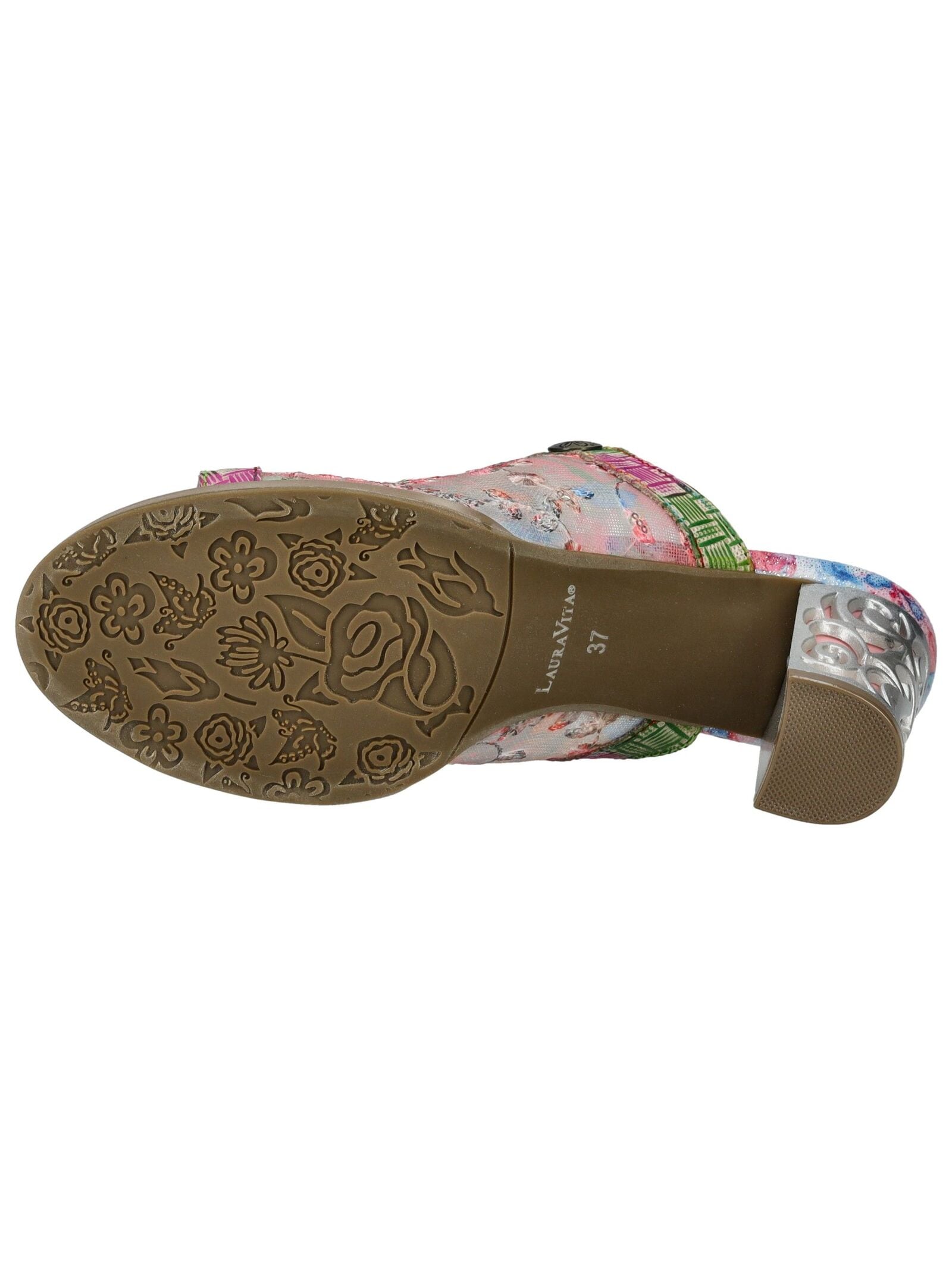 LAURA VITA Pantolette »LAURA VITA Pantoletten Leder/Textil«