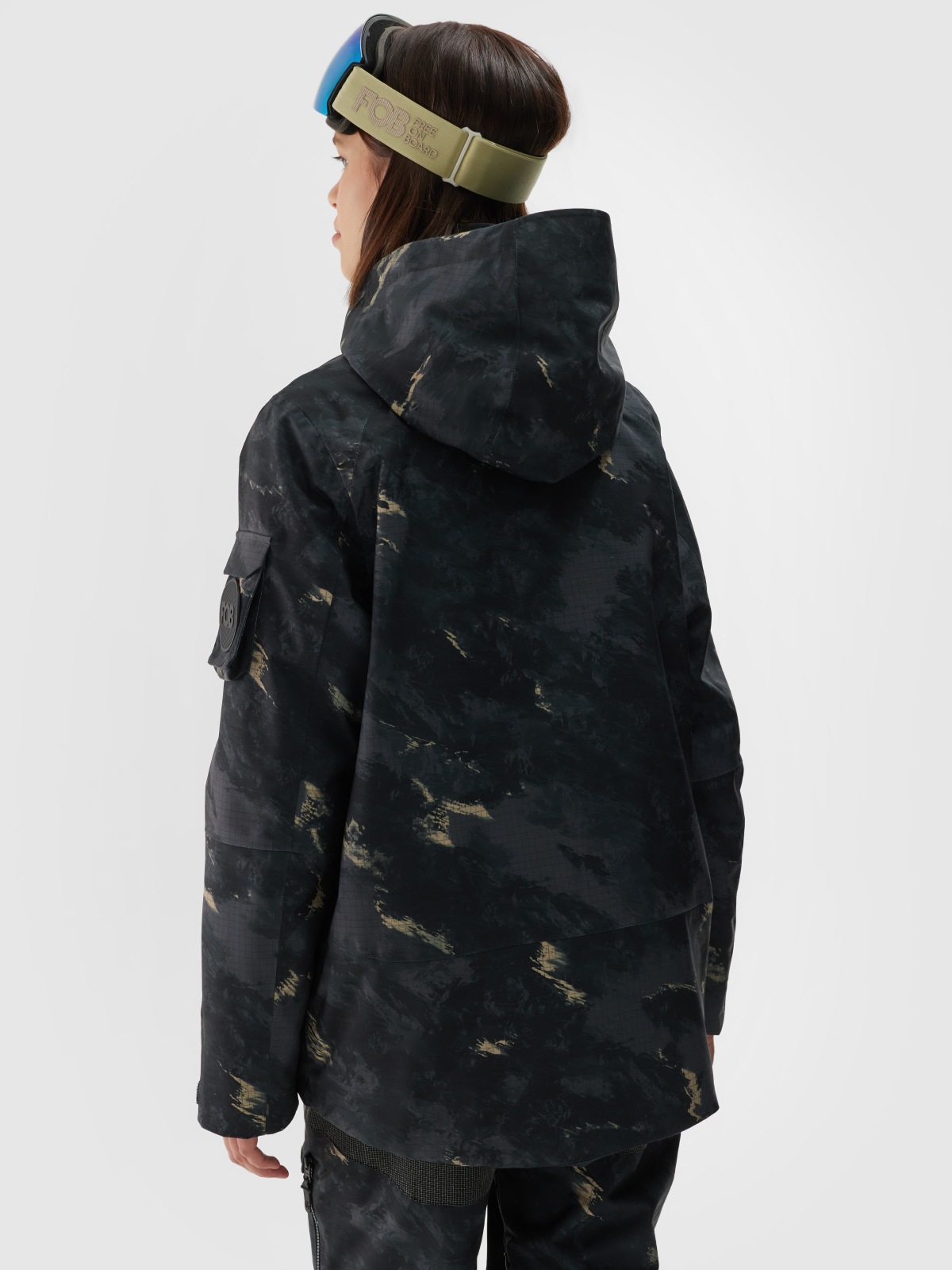 Thumbnail - 4F Snowboardjacke, mit Kapuze