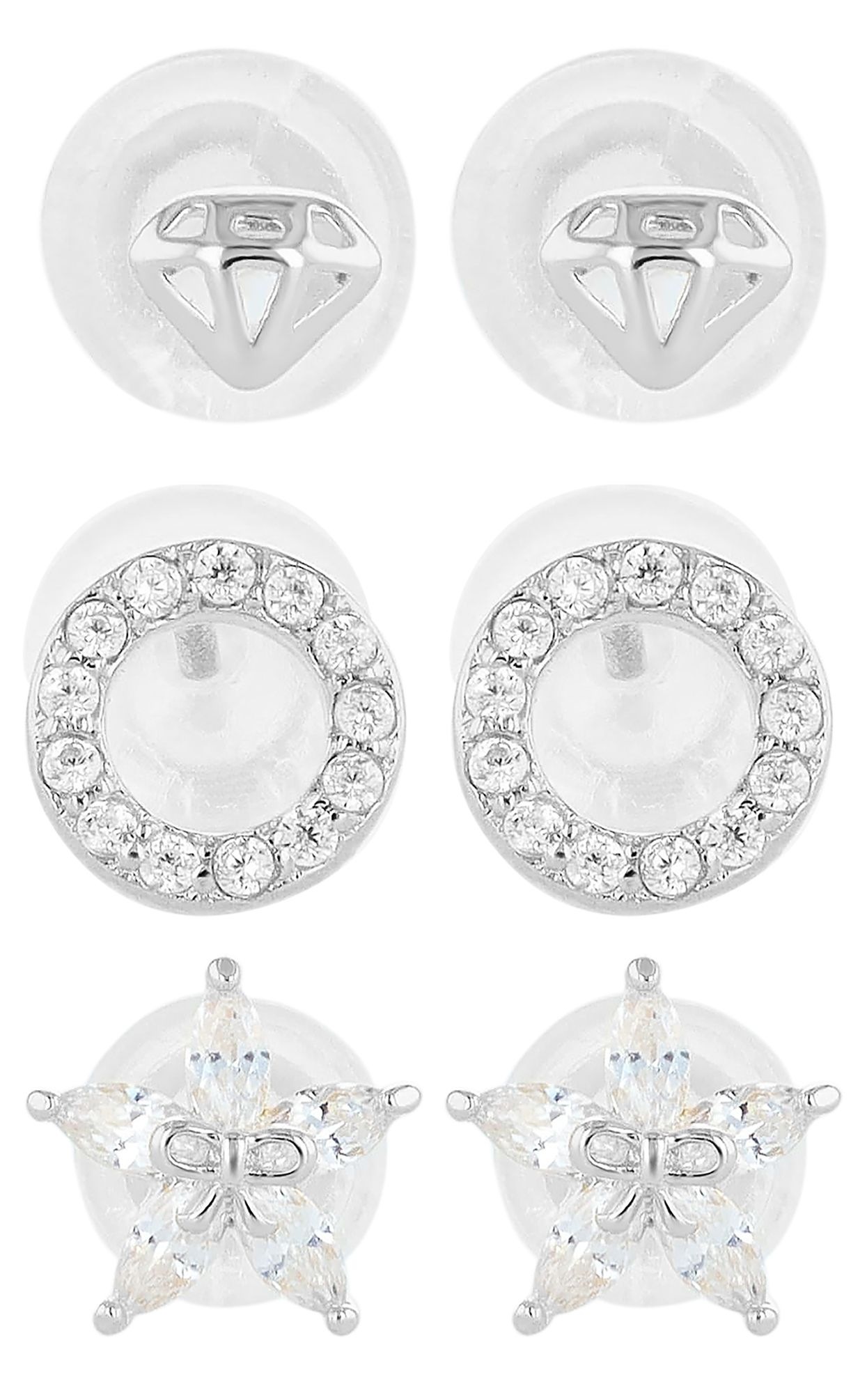 Paar Ohrhänger ADELIA´S "Damen Ohrringe – Ohrstecker aus 925 Silber mit Zirkonia", Damen, Gr. Damen, Silber 925 (Sterlingsilber), silber, Ohrringe, Ein Geschenk, das Freude macht 2