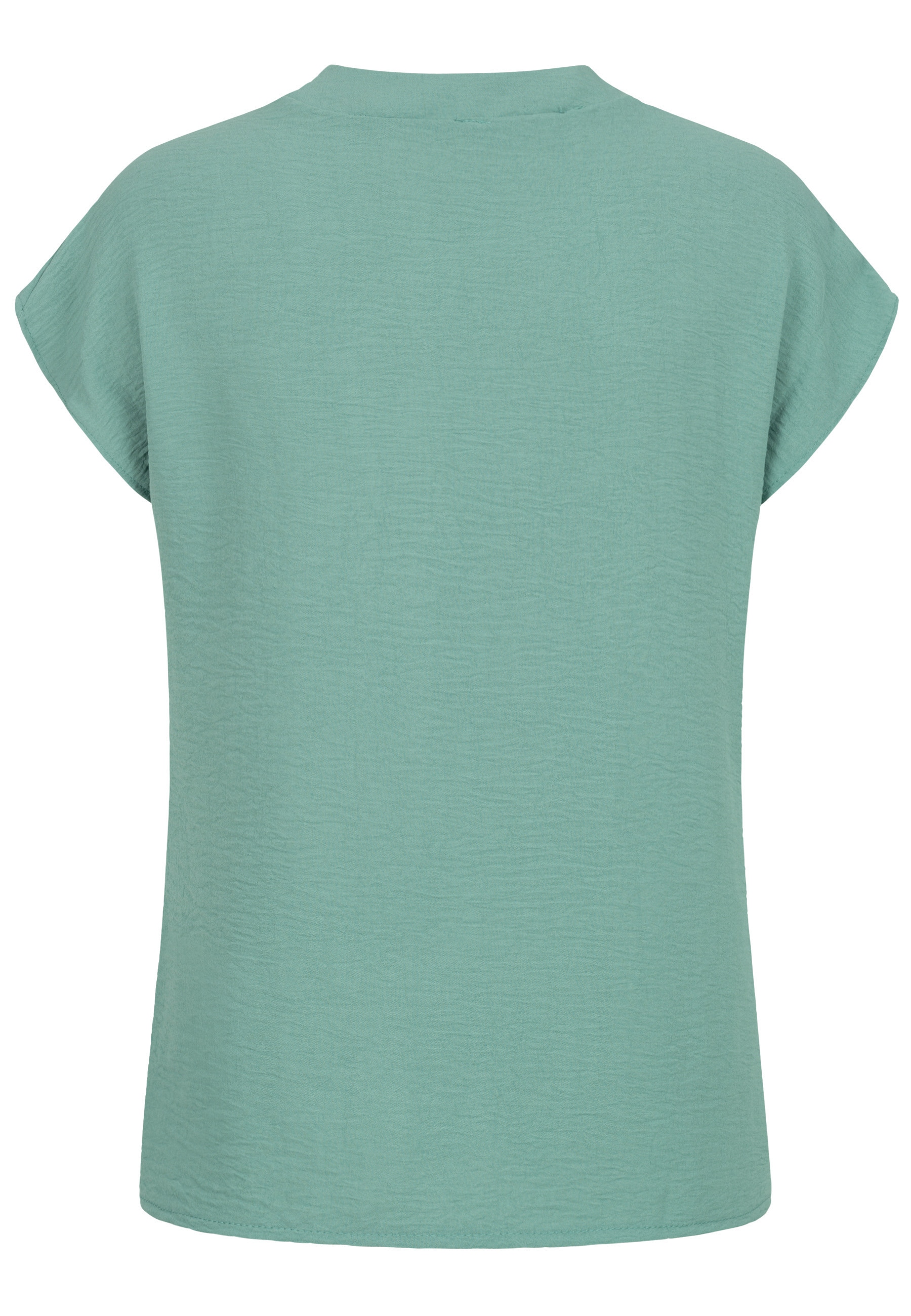 CLOUD 5IVE Klassische Bluse »CLOUD 5IVE Musselin Bluse mit V-Ausschnitt«