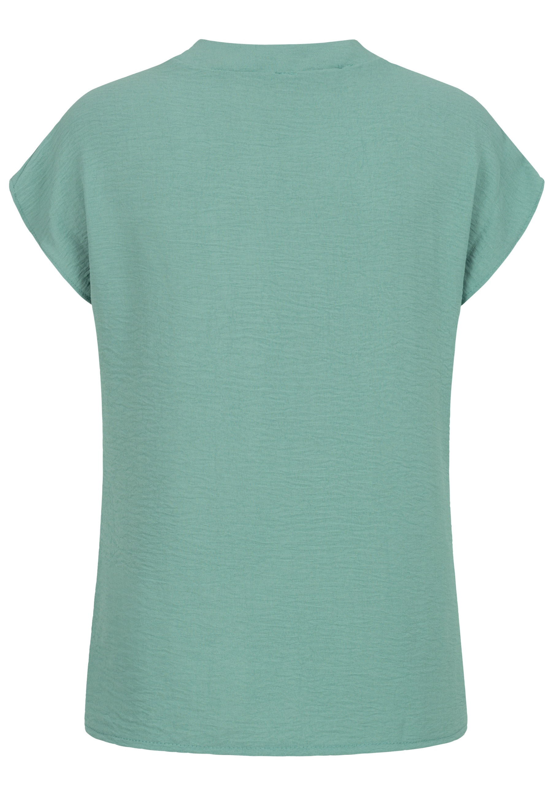 CLOUD 5IVE Klassische Bluse "CLOUD 5IVE Musselin Bluse mit V-Ausschnitt" günstig online kaufen