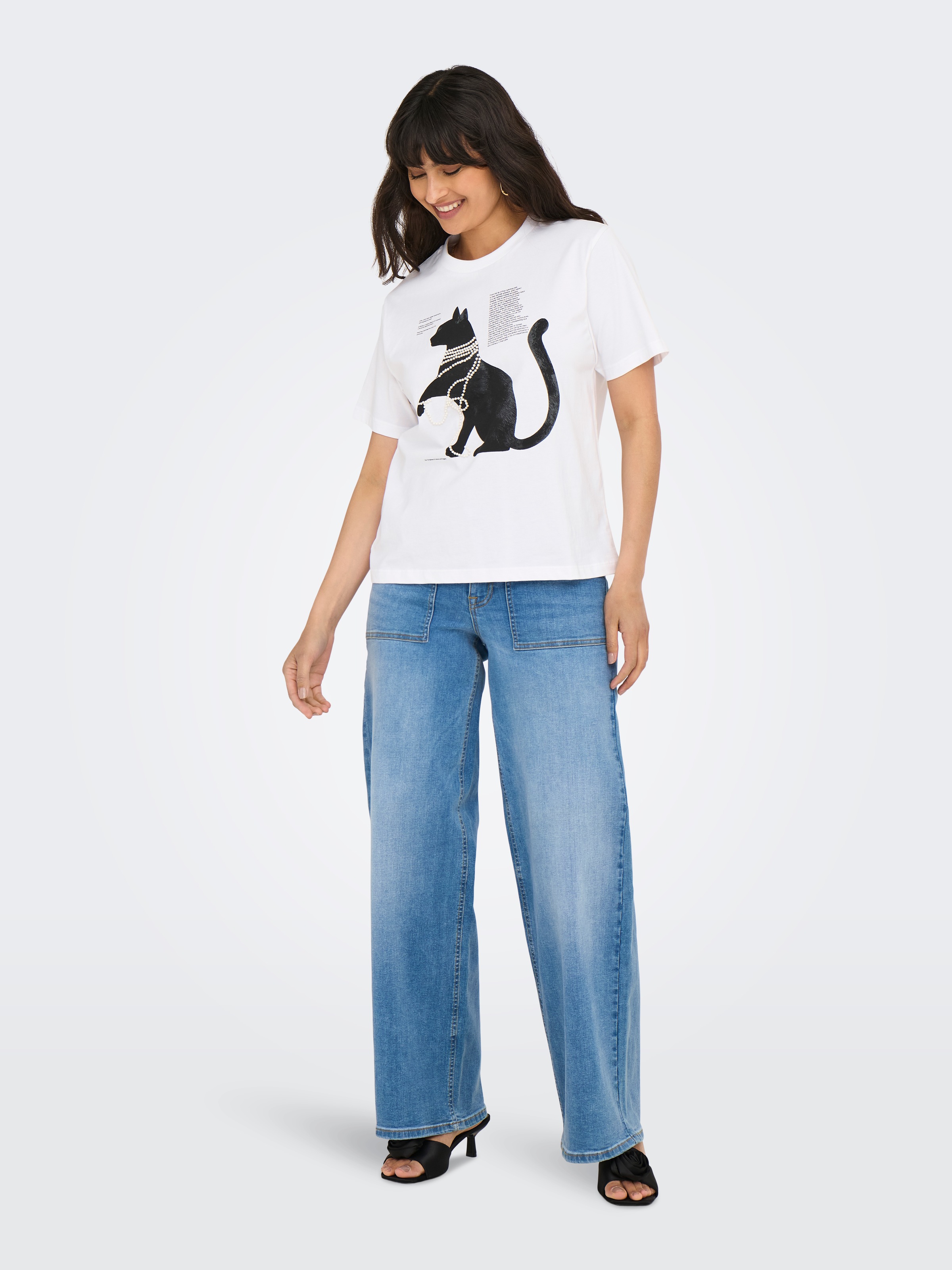 ONLY Kurzarmshirt »ONLDONNA LIFE S/S COOL TOP BOX JRS«