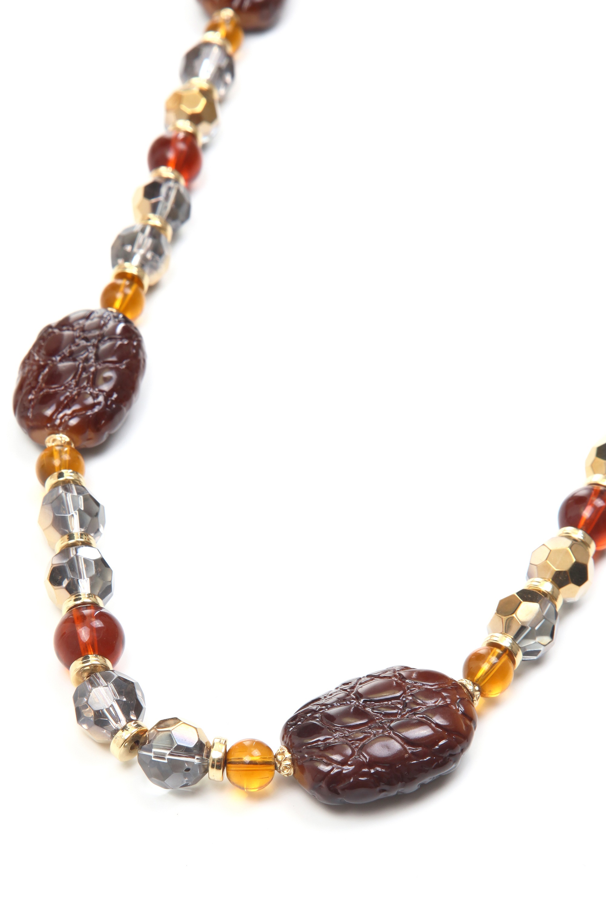 COLLEZIONE ALESSANDRO Lange Kette »Ricarda«, mit Glassteinen