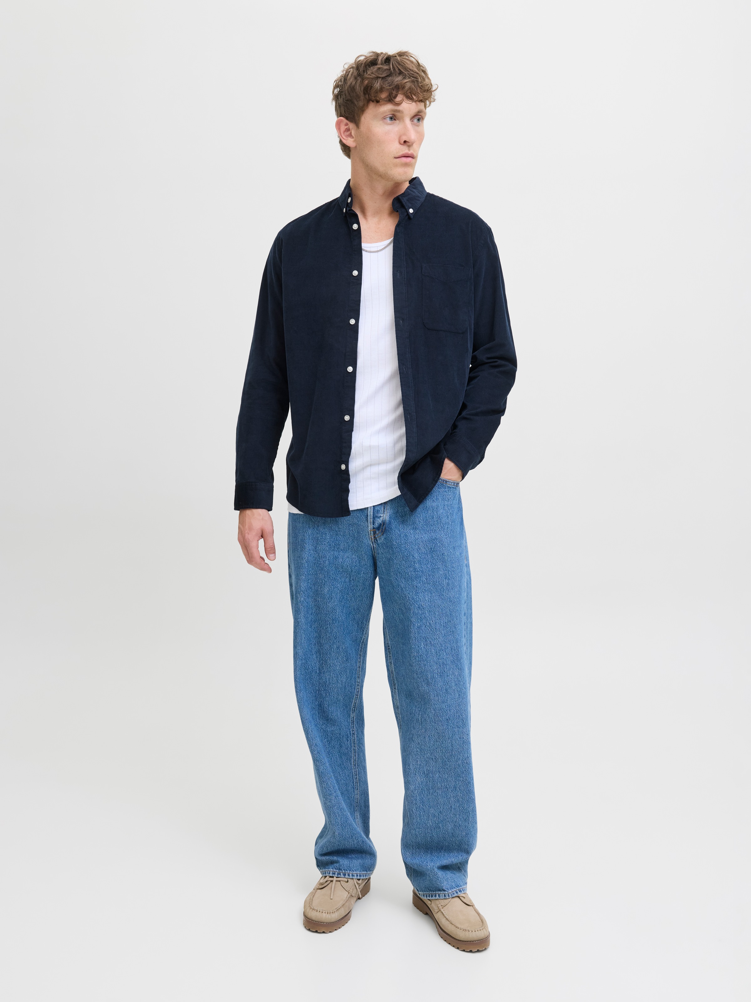 Jack & Jones Langarmhemd »JJECLASSIC CORD SHIRT L/S SN«