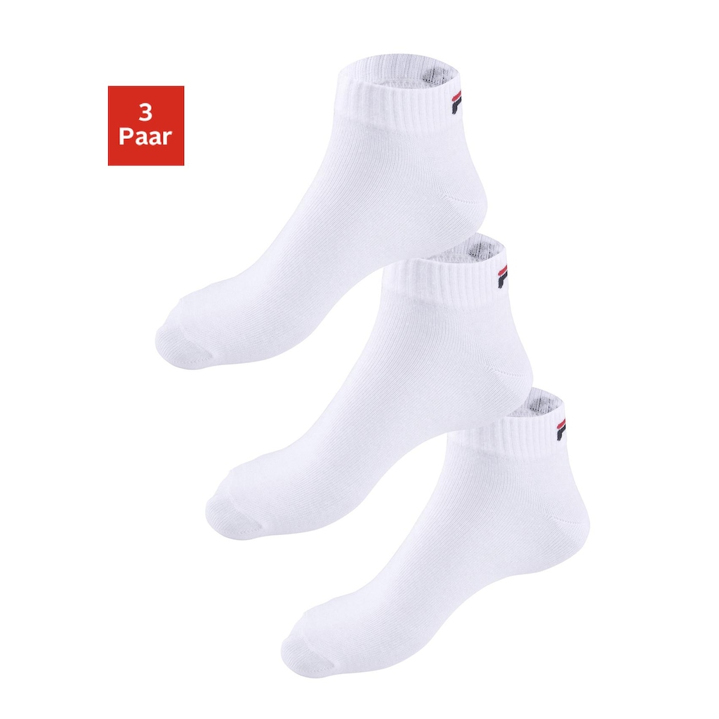 Fila Kurzsocken, (3 Paar)