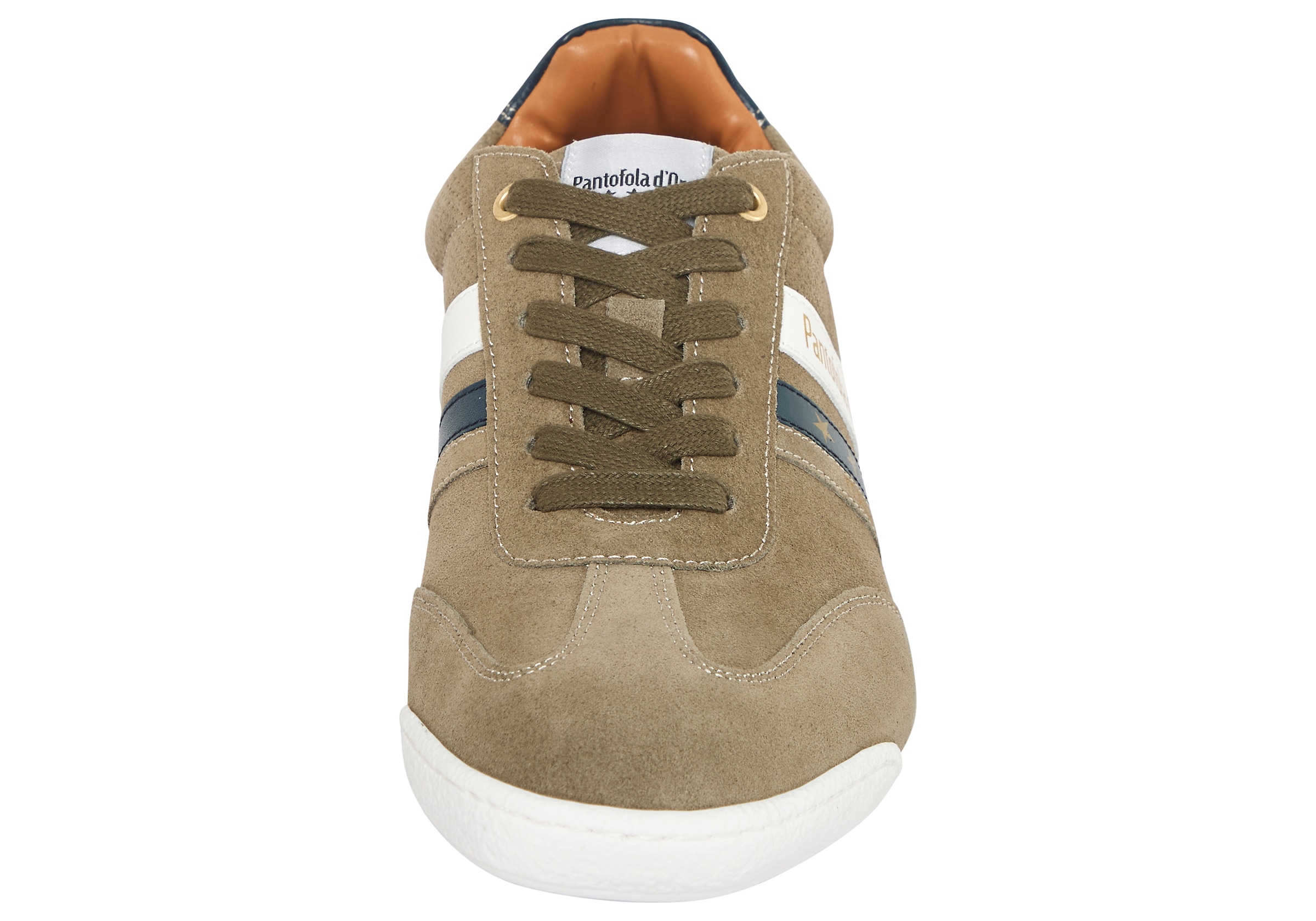 Pantofola d´Oro Sneaker »VASTO LOW«  Obermaterial aus Leder, Gummilaufsohle, mit Schnürung