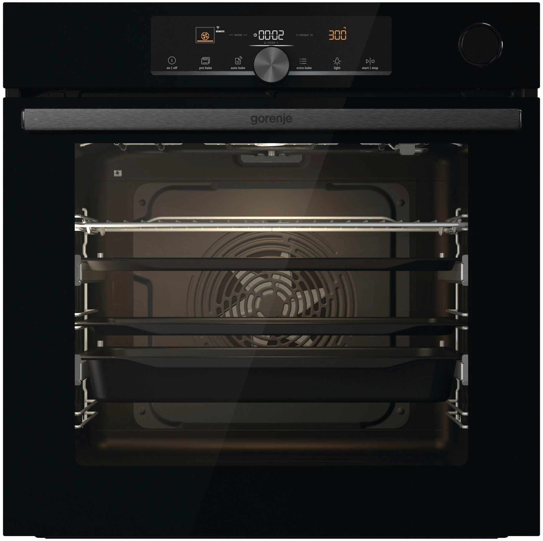 GORENJE Backofen "BSA6747A04BGWI" mit 2-fach-Teleskopauszug AirFry-Funktion günstig online kaufen