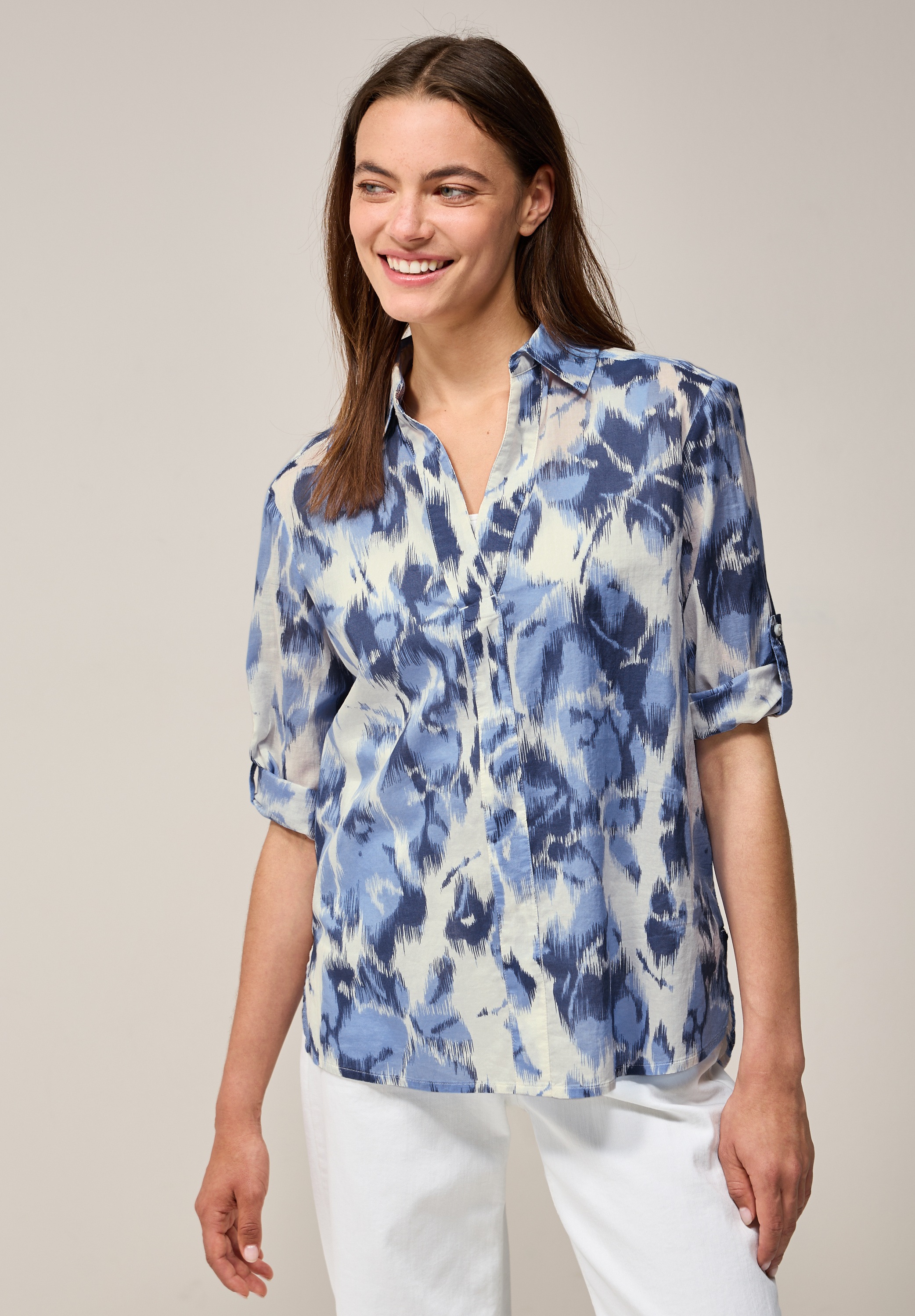 Cecil Klassische Bluse mit 3/4 Ärmeln günstig online kaufen