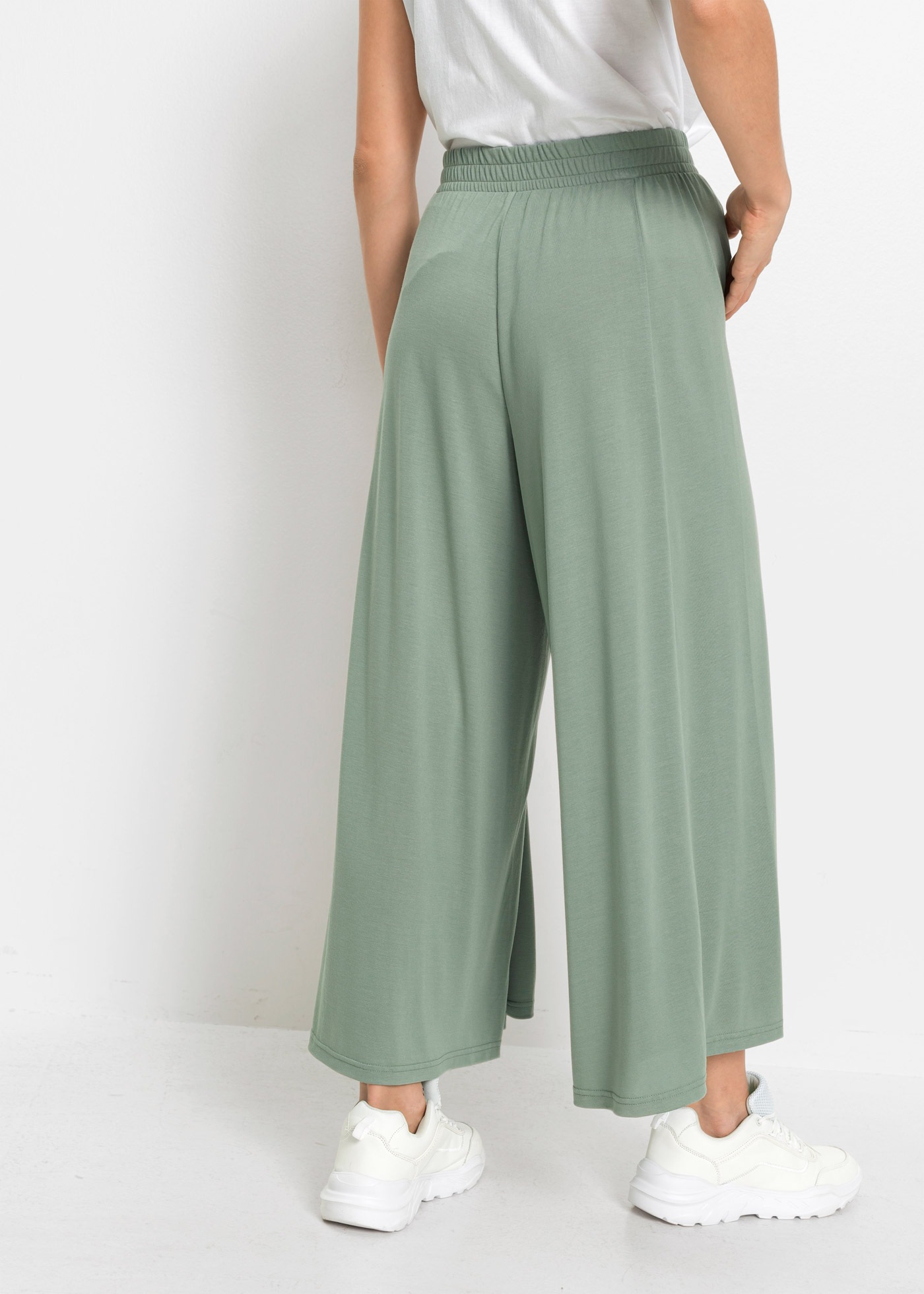 bonprix Culotte "Jersey-Culotte mit weitem Bein" aus Modal und Polyester, L günstig online kaufen
