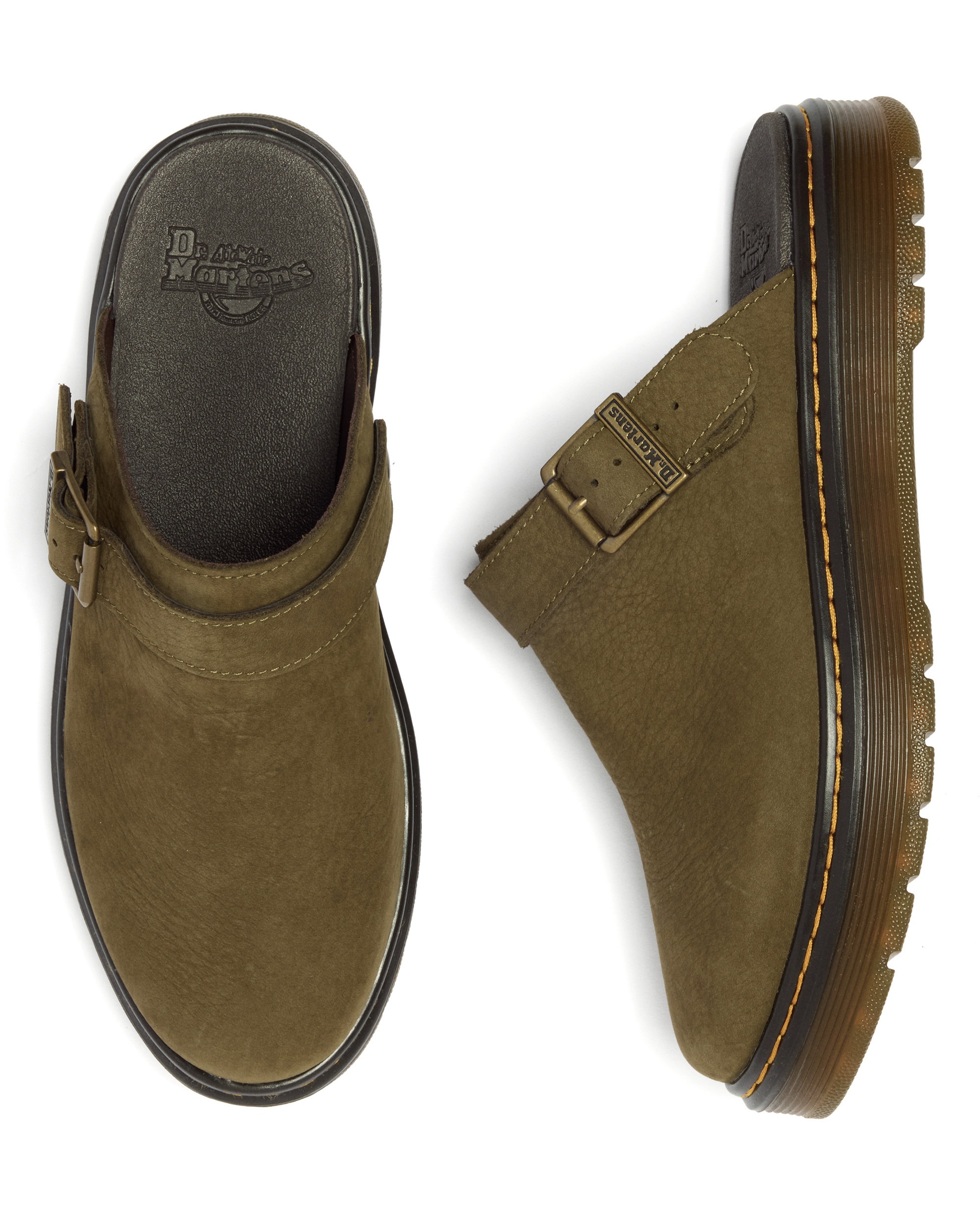 Dr. Martens Brookline Clog Olive Green 43 3