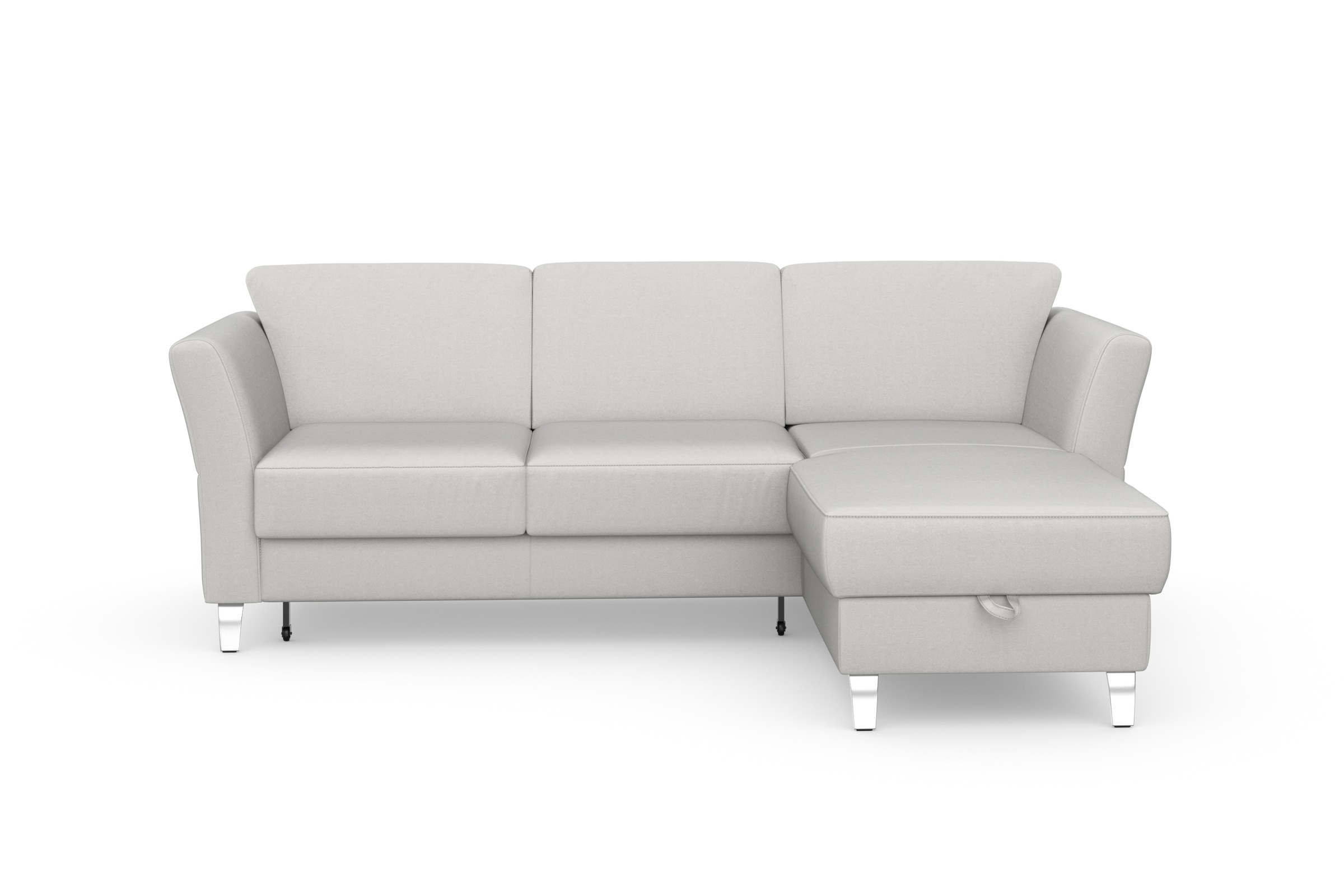 Sit & More Visby L-Shape Corner Sofa Light Grey 10