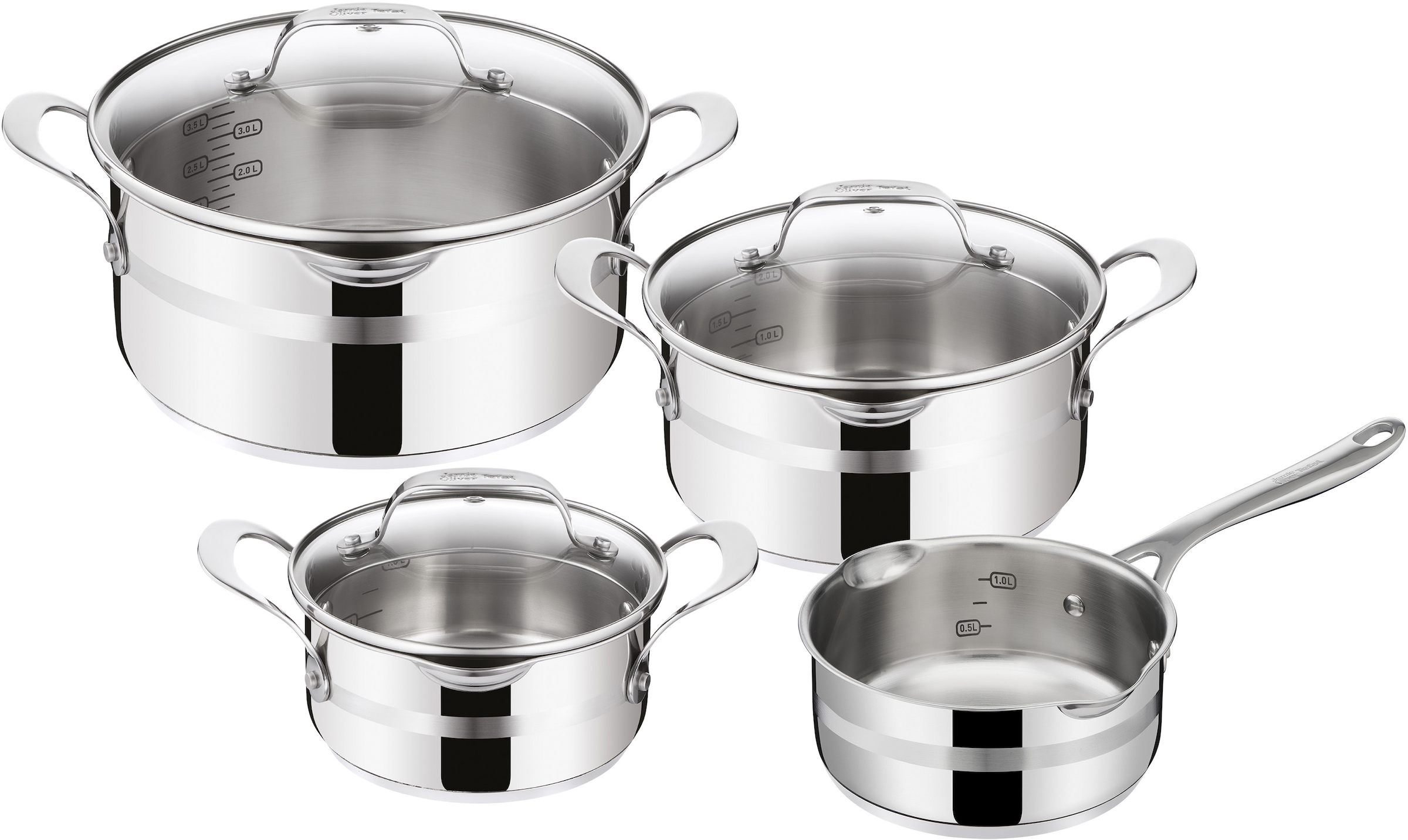 Tefal Topf-Set "E311S7 Jamie Oliver Cook Smart" Set, 1x Stielkasserolle 16 günstig online kaufen