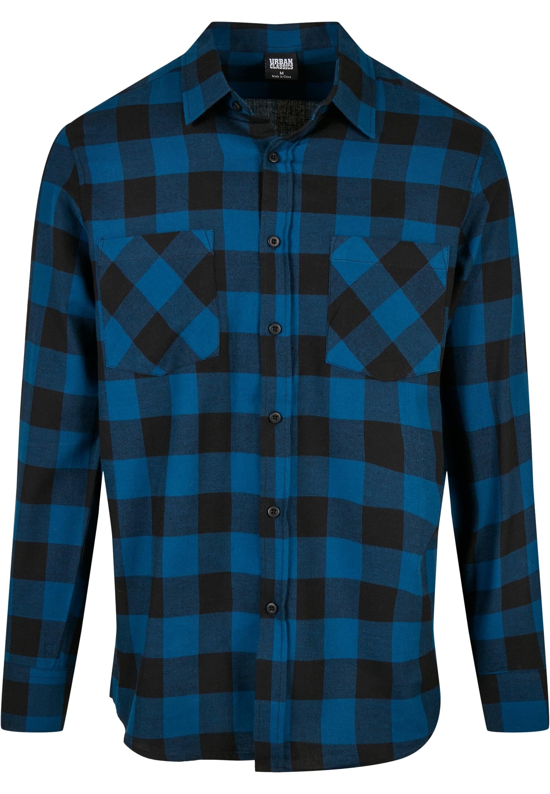 URBAN CLASSICS Kurzarmshirt "Urban Classics Herren Checked Flanell Shirt" 1 günstig online kaufen