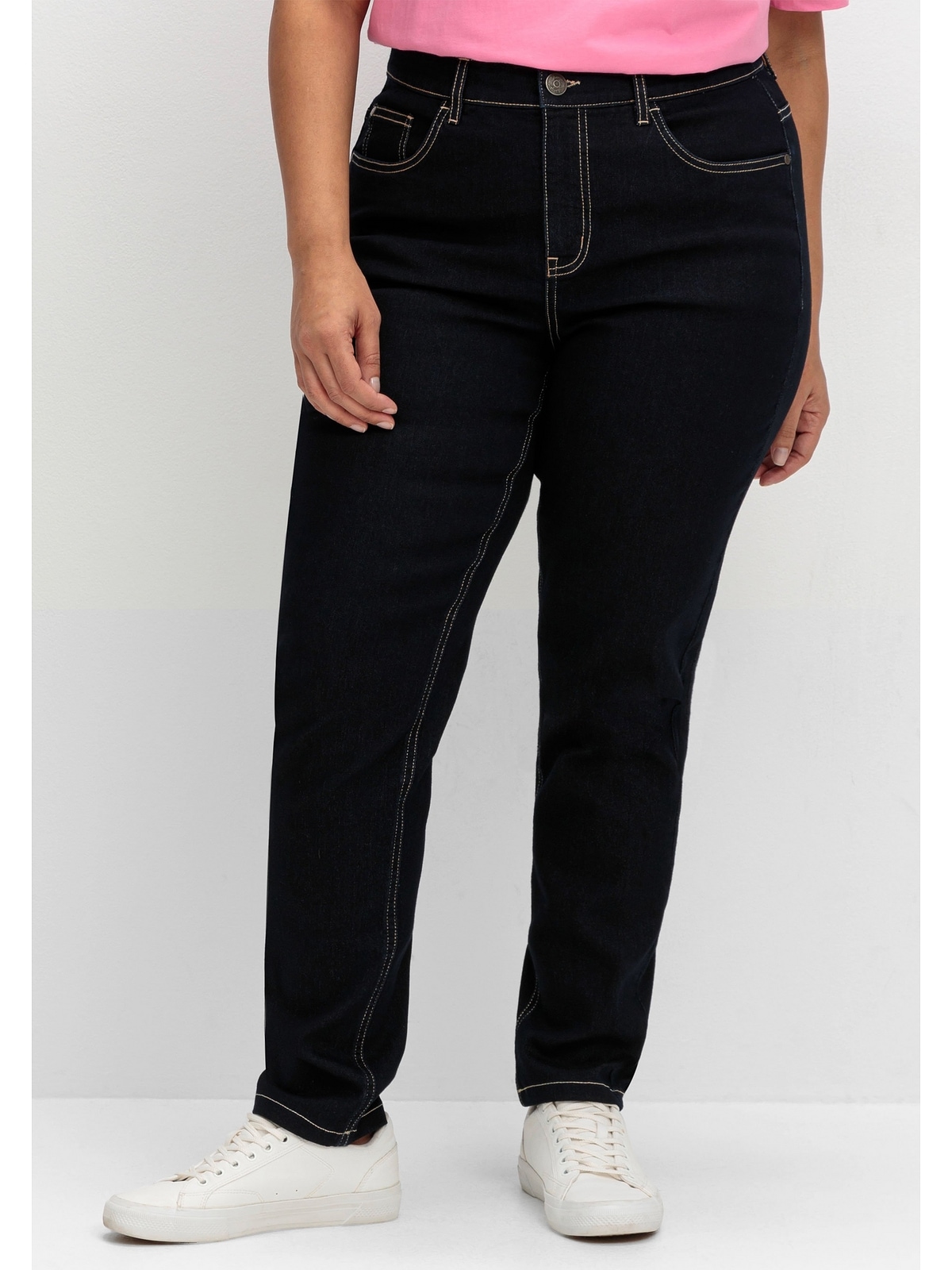 Sheego Stretch-Jeans »Große Größen«, in cleaner Optik