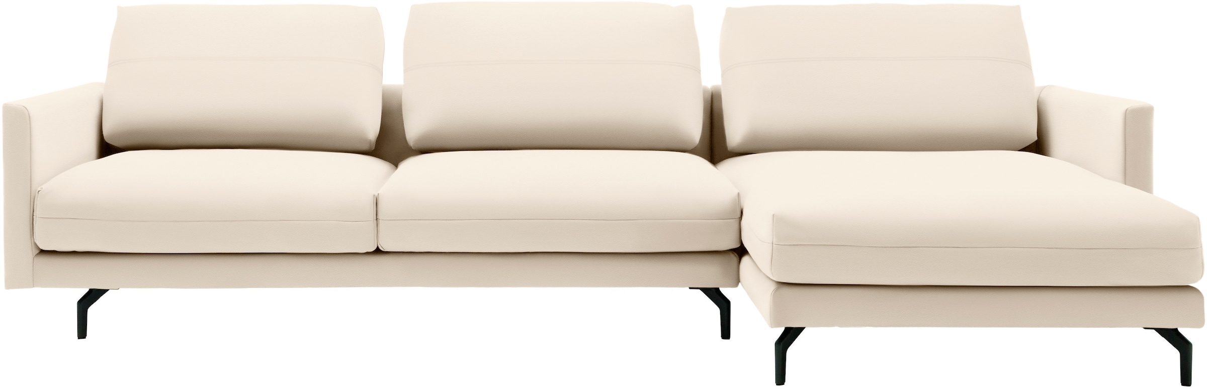Creation BY ROLF BENZ Ecksofa "CR.414, Designecksofa, Polsterecke, Breite 300cm, L-Form" wahlweise aus feinstem Rindsleder oder hochwertigem Chenille