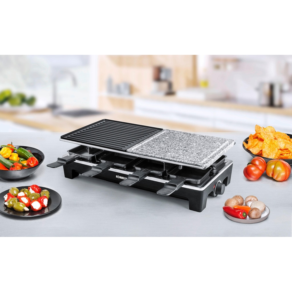 Rommelsbacher Raclette »RCS 1350«, 8 St. Raclettepfännchen, 1350 W