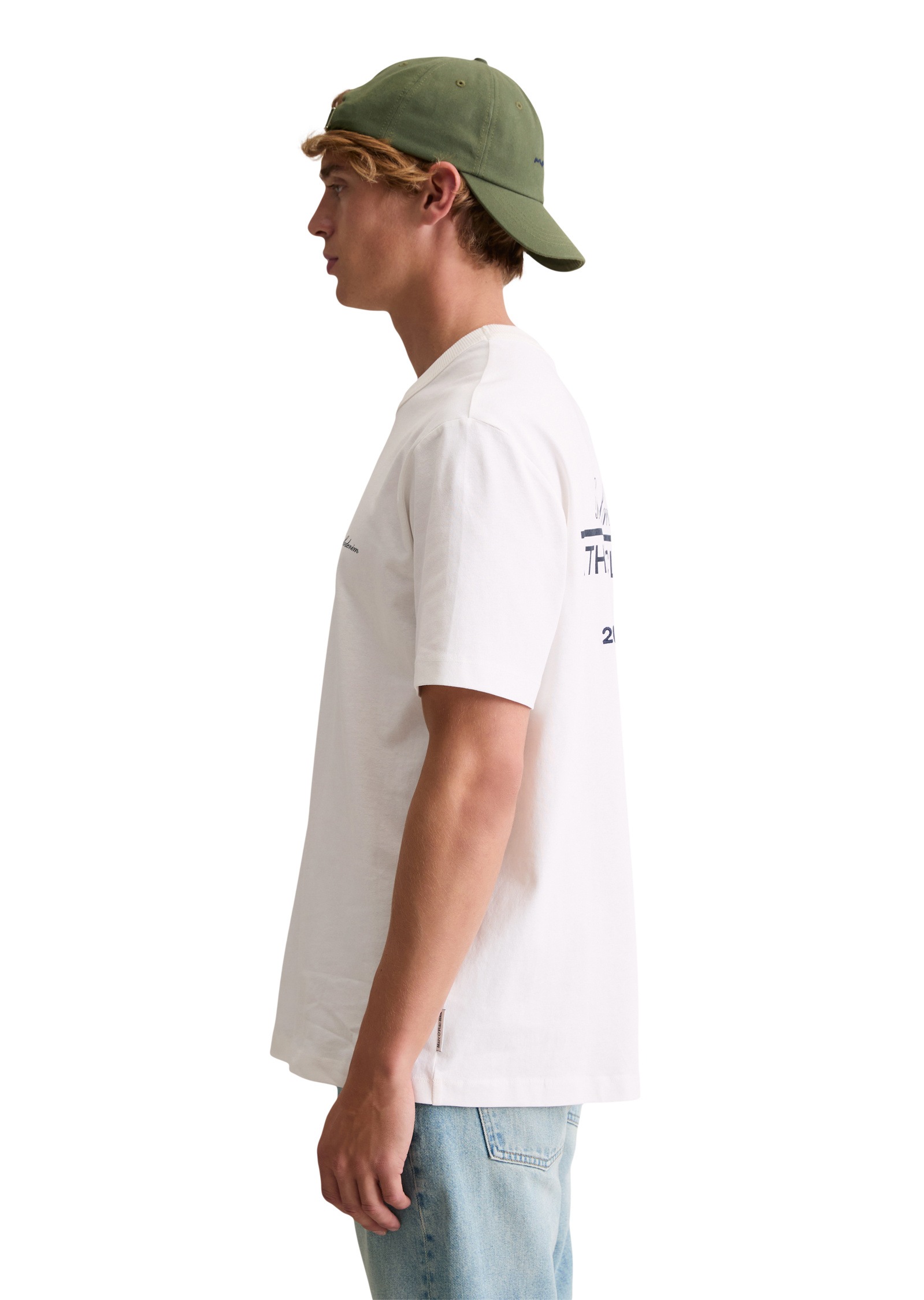 Marc OPolo DENIM T-Shirt "aus schwerem Bio-Baumwoll-Jersey" günstig online kaufen