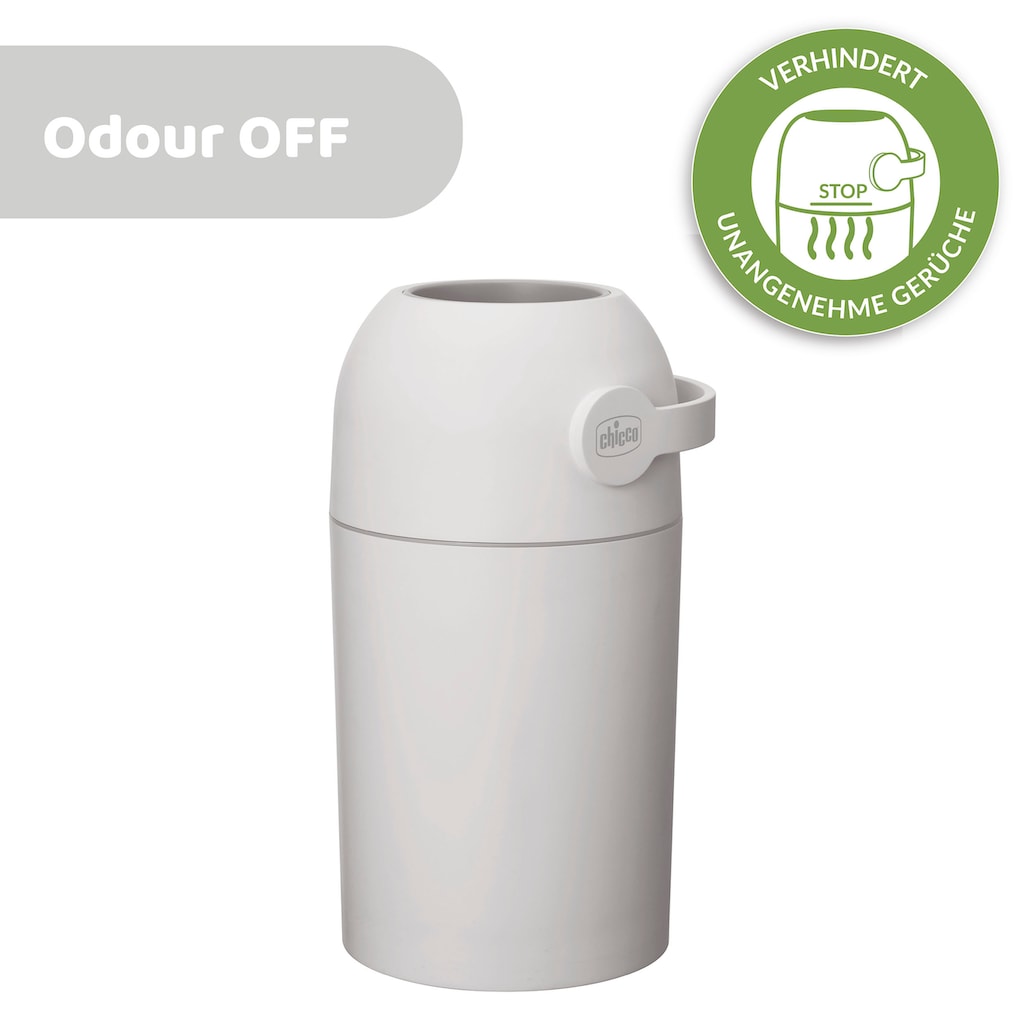 Chicco Windeleimer »Odour Off, Grey«