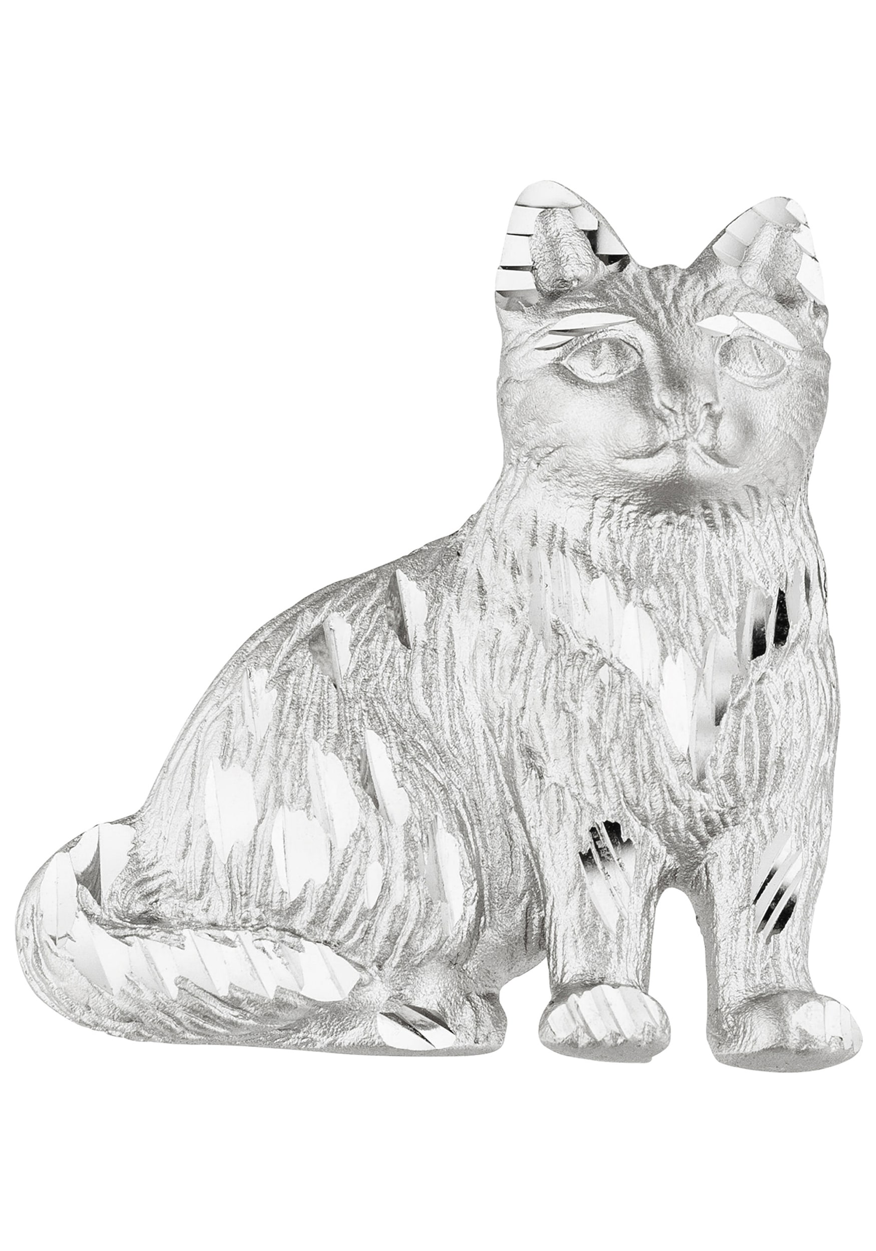 JOBO Kettenanhänger »Anhänger Katze« 925 Silber