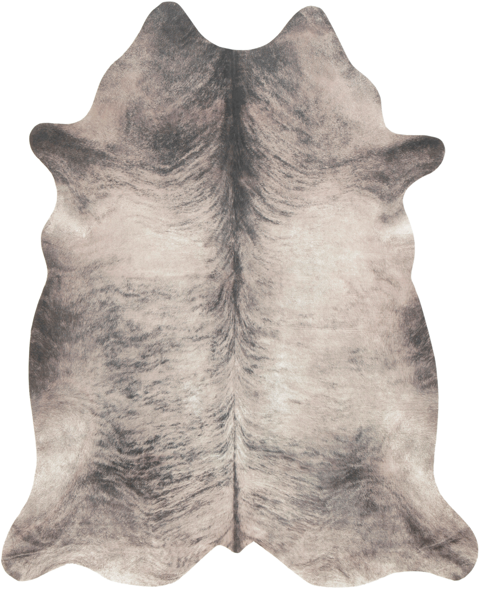 Andiamo Fellteppich "Amarillo" fellförmig 4 mm Höhe Kunstfell, gedruckte Ku günstig online kaufen