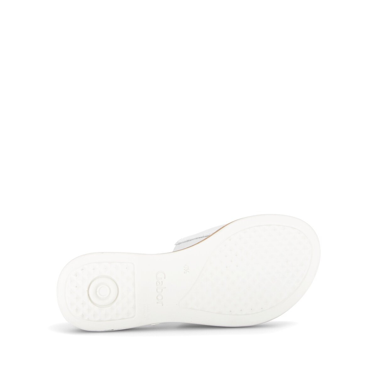 Pantolette GABOR "Pantolette", Damen, Gr. 41, weiß, Schuhe Pantolette 3