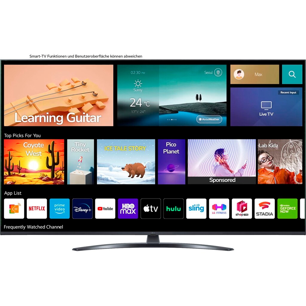 LG LCD-LED Fernseher »65UQ81009LB«, 164 cm/65 Zoll, 4K Ultra HD, Smart-TV