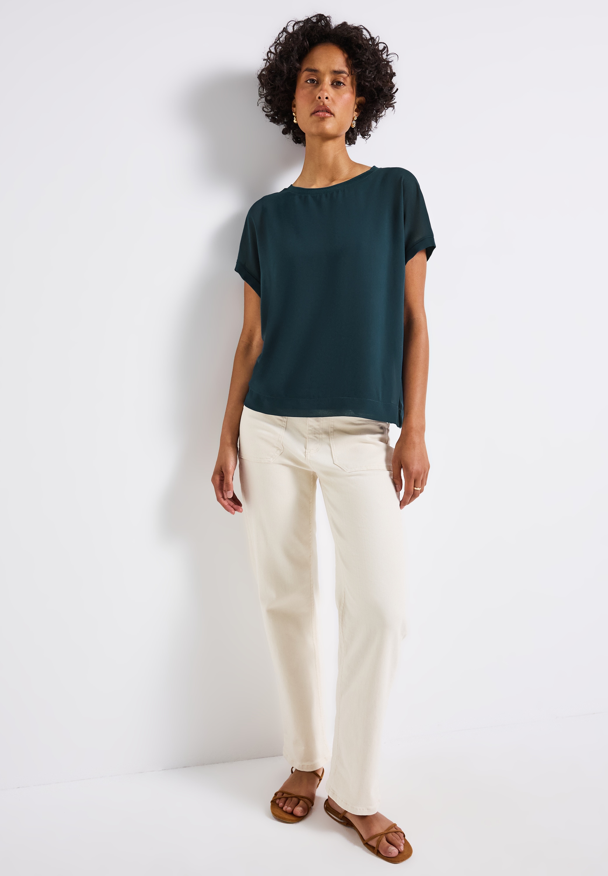 STREET ONE T-Shirt, aus softer Viskose