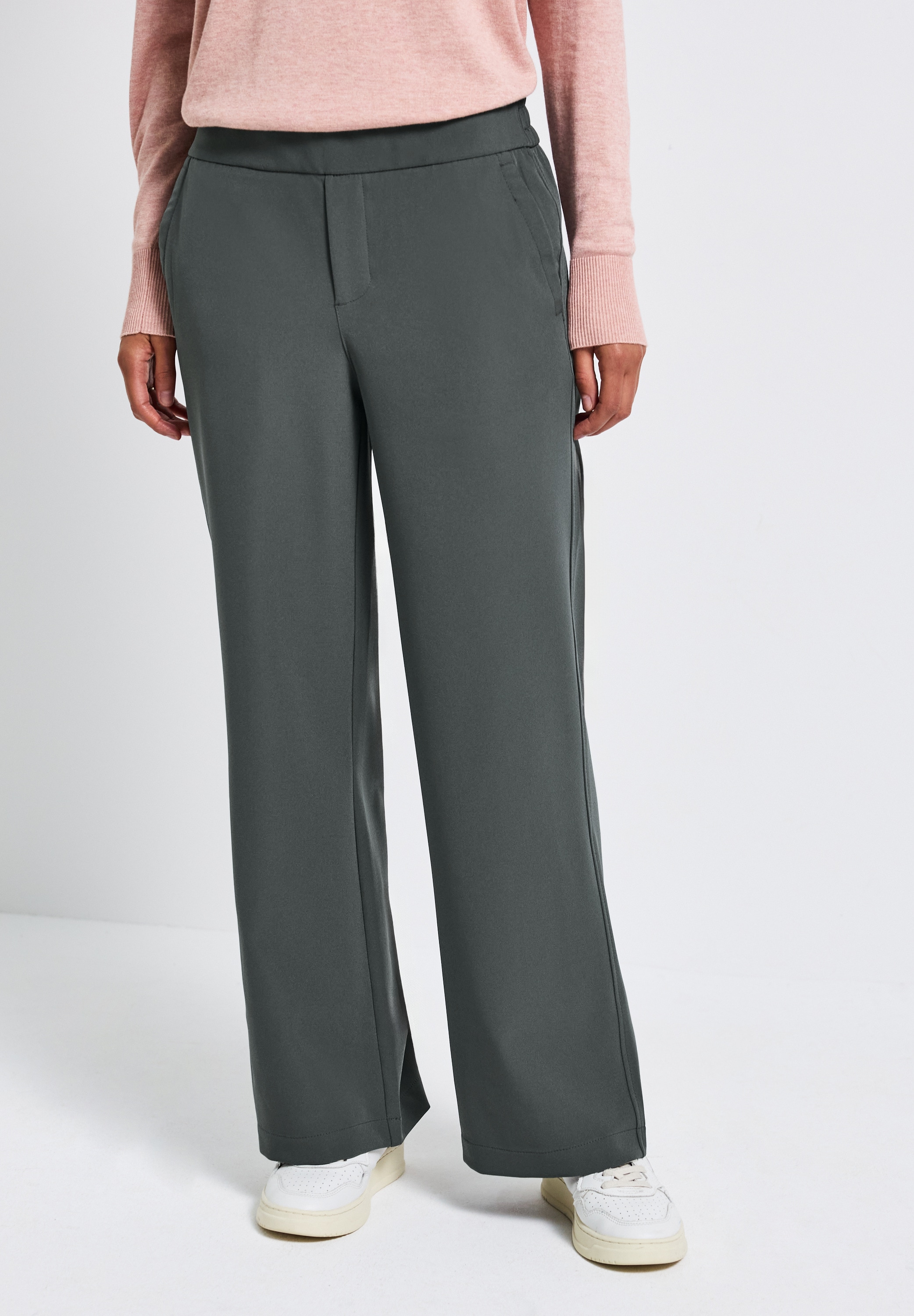 STREET ONE Stoffhose, Middle Waist günstig online kaufen