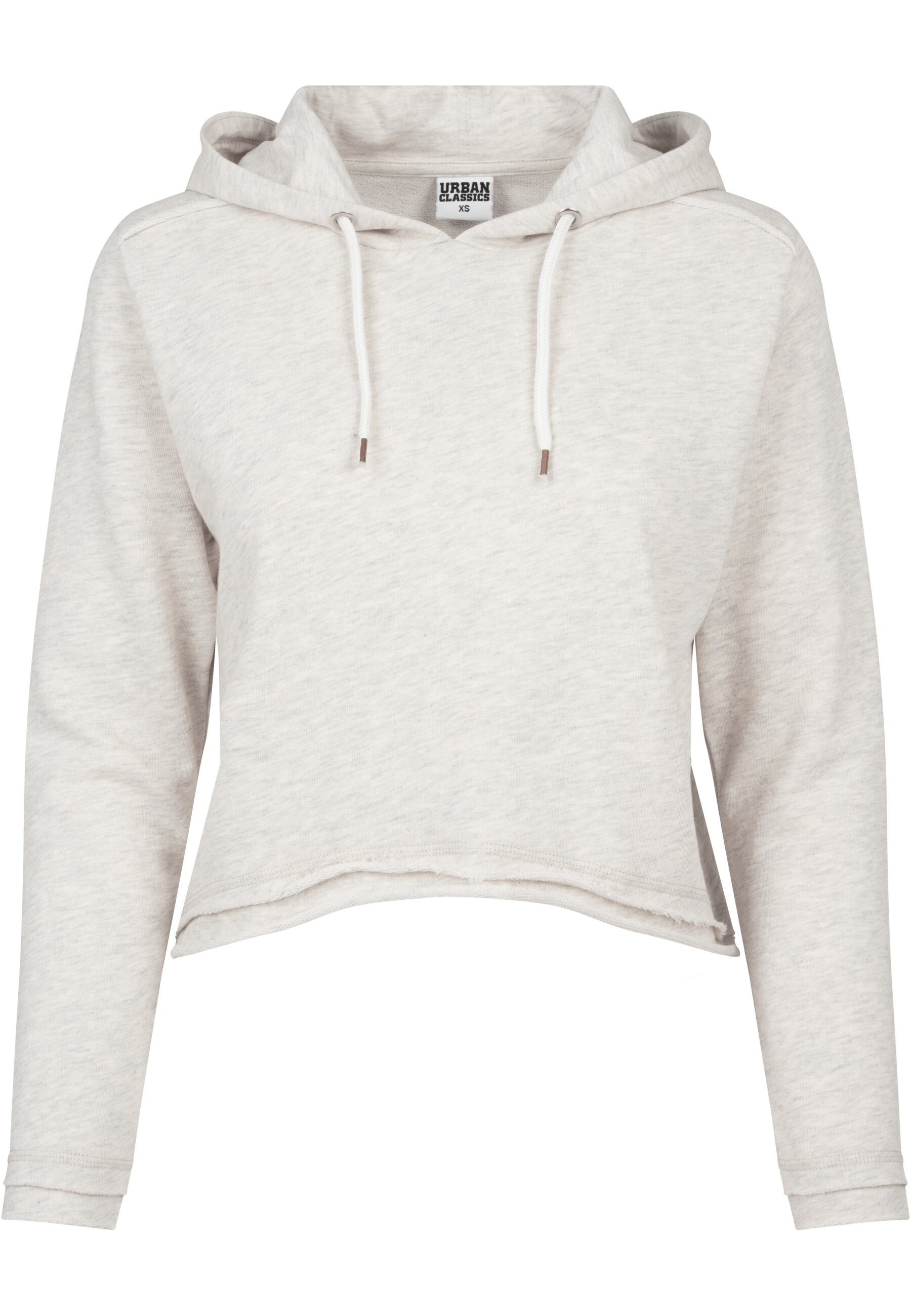 Rundhalspullover »Urban Classics Damen Ladies Cropped Terry Hoody«