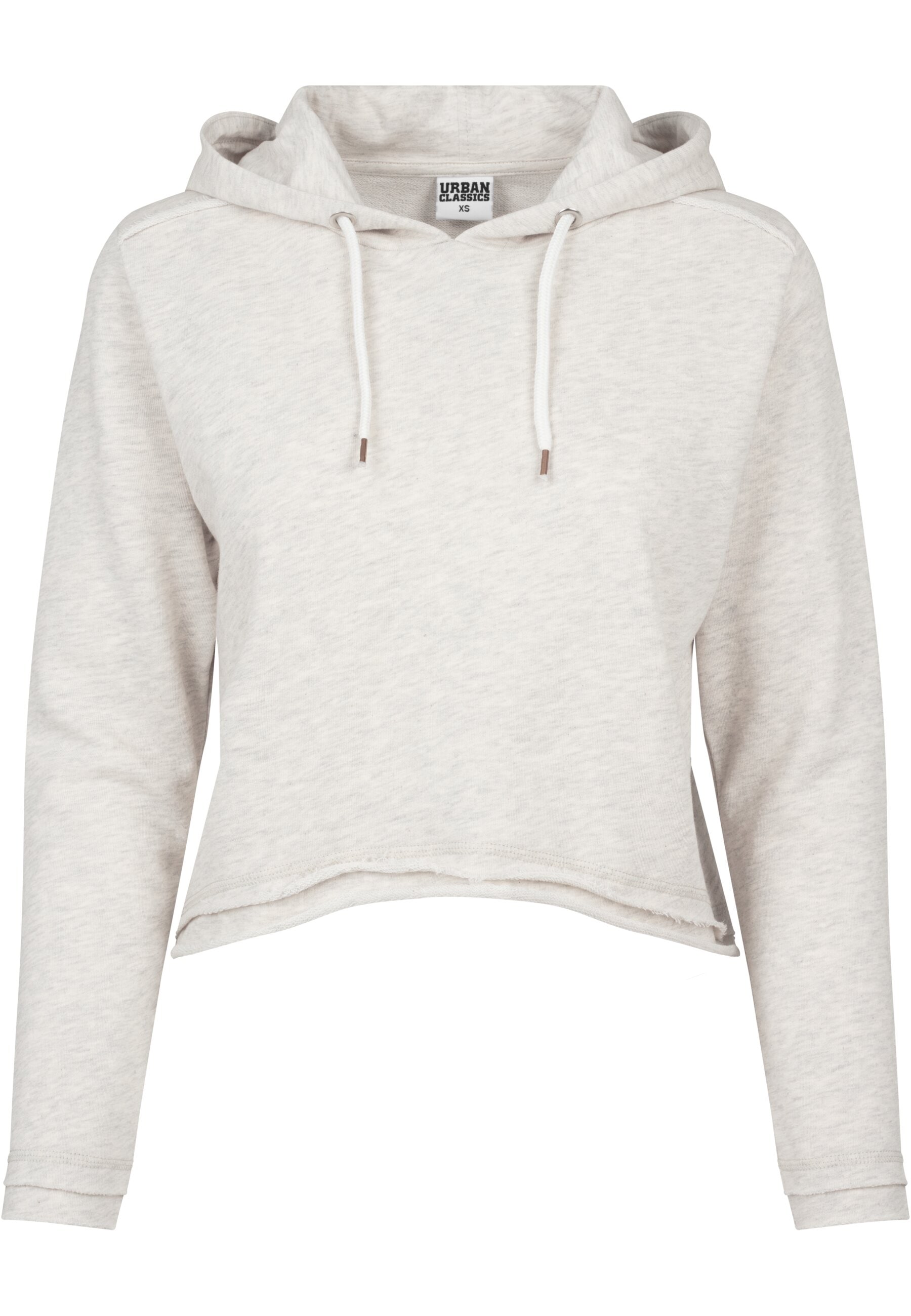 URBAN CLASSICS Rundhalspullover "Urban Classics Damen Ladies Cropped Terry Hoody"