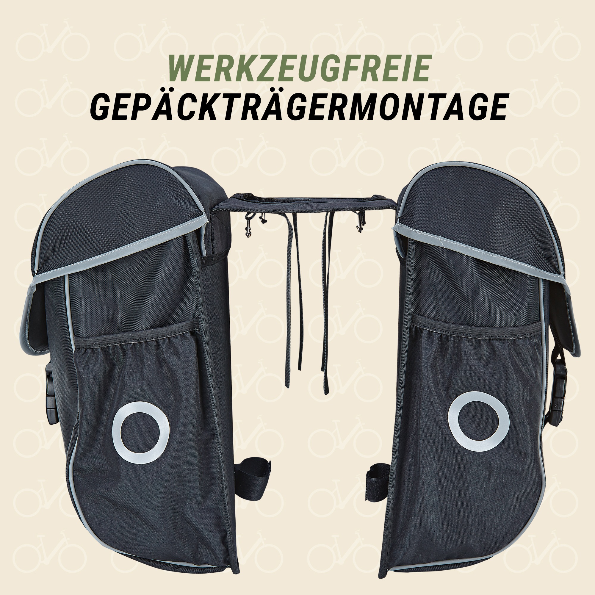 Prophete Fahrradtasche »Doppelpacktasche«