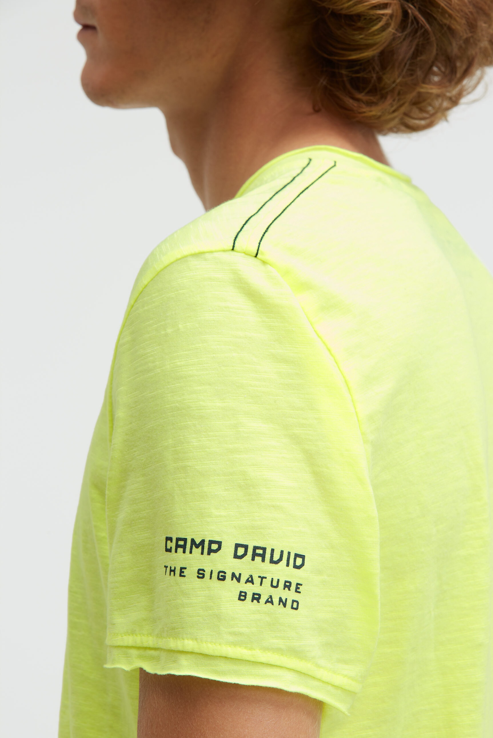 CAMP DAVID V-Shirt aus Baumwolle