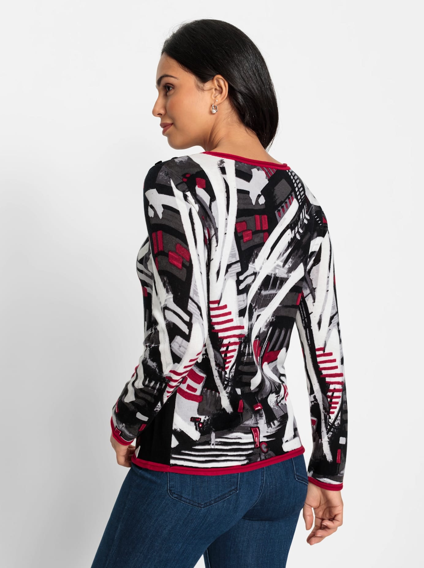 Inspirationen Rundhalspullover »Pullover«