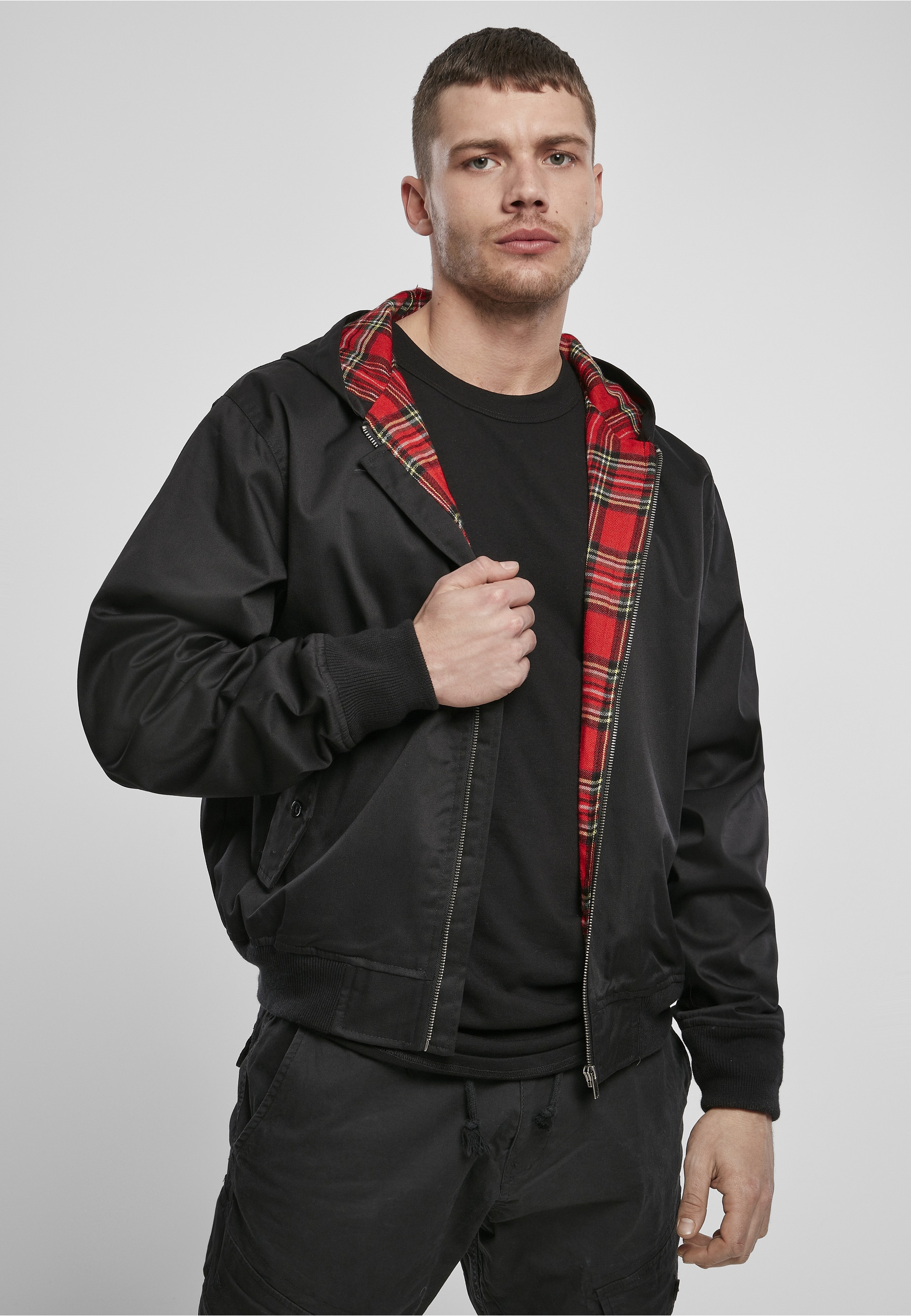 Brandit Allwetterjacke »Brandit Herren Hooded Lord Canterbury Jacket« 1 Stk. tlg. mit Kapuze