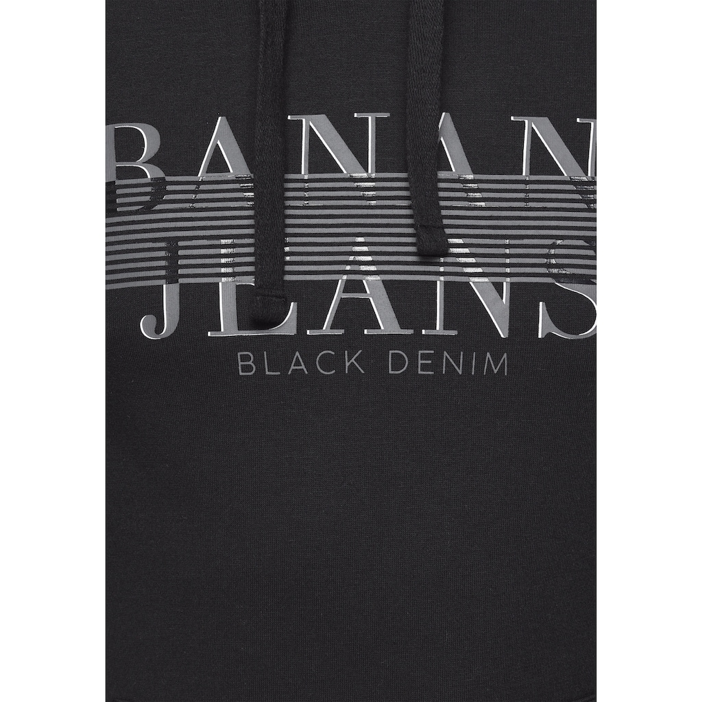 Bruno Banani Kapuzensweatshirt, mit Markenfrontprint