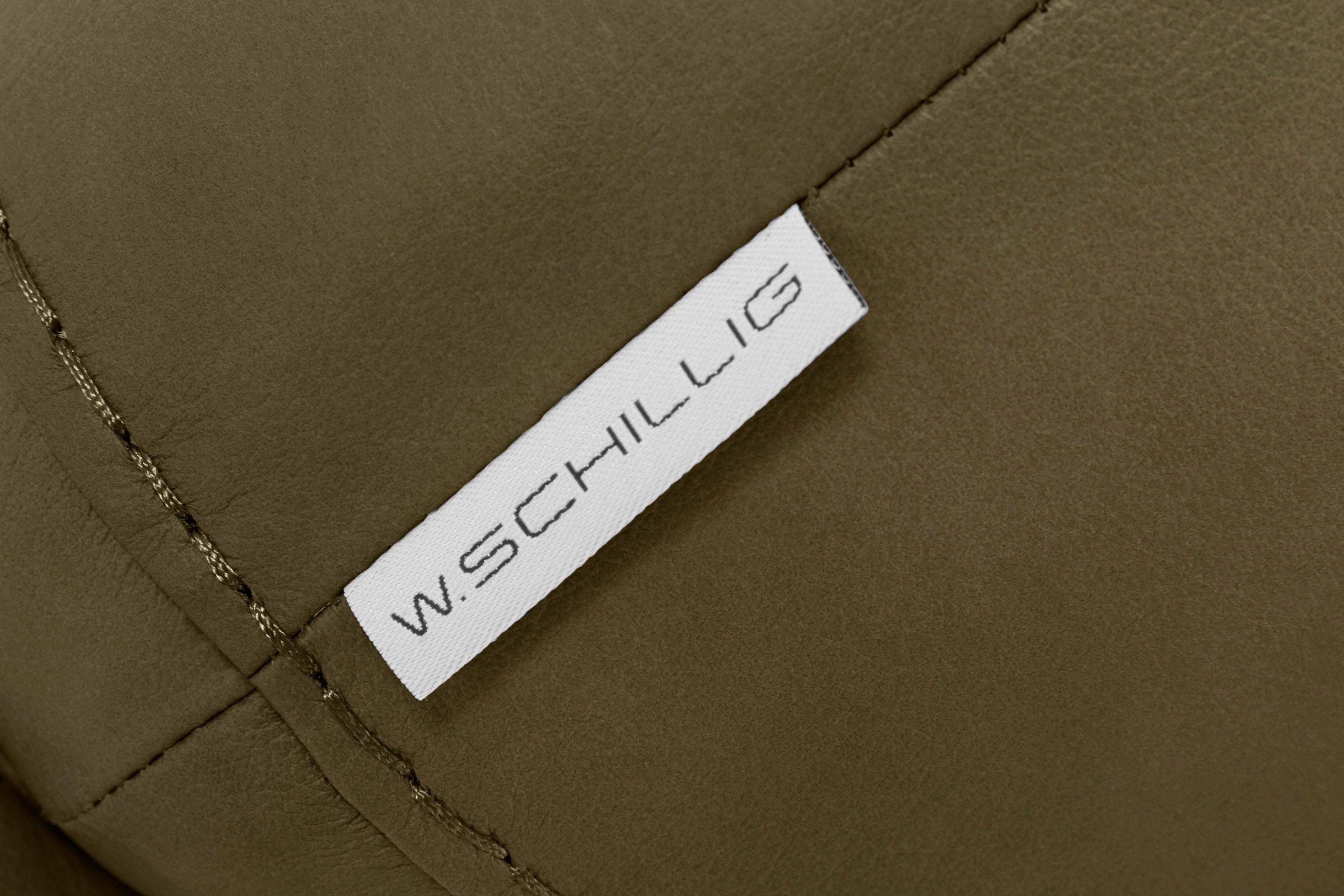 W.SCHILLIG Hocker »montanaa«, mit Metallfüßen in Schwarz pulverbeschichtet, Breite 141 cm