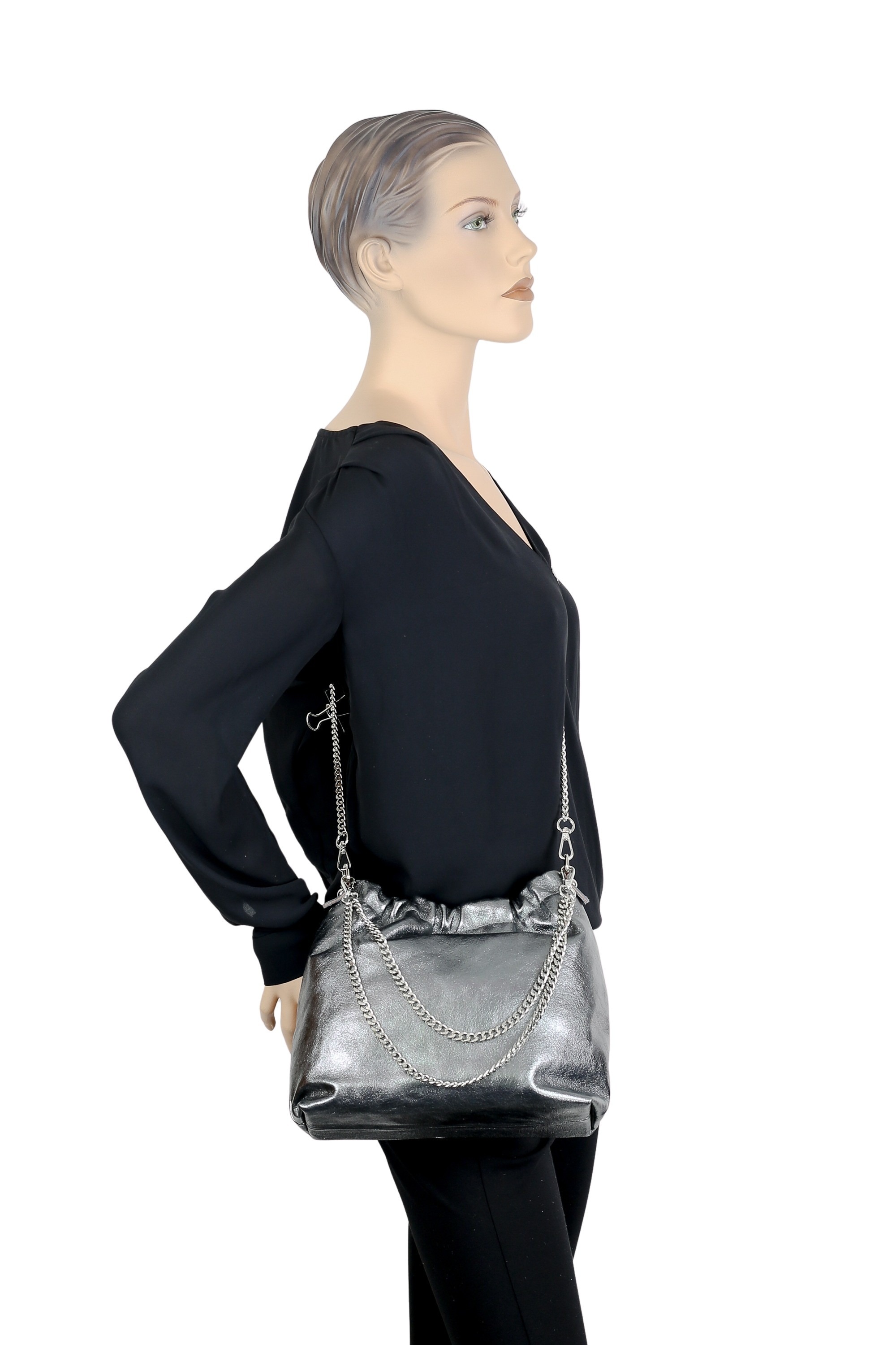 COLLEZIONE ALESSANDRO Umhängetasche »Chicca«, aus echtem Leder, Umhängebeutel