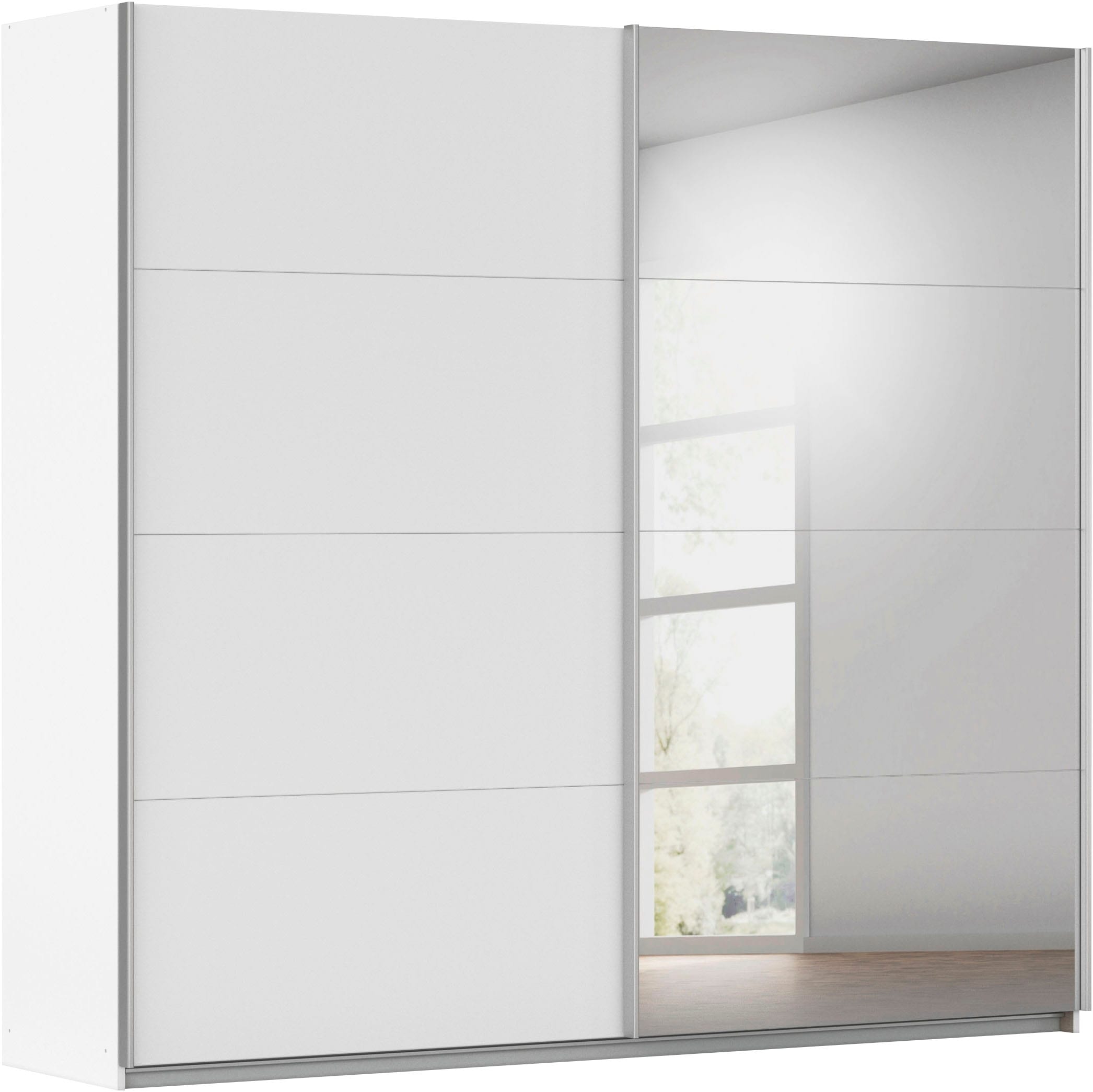 OTTO home Kleiderschrank "Mehrzweckschrank Schwebetürenschrank Mietswohnung Schlafzimmer CORTONA" erhältlich in Breite: 136/181/203/226/271/315/360 cm, Höhe: 210/229 cm, in 3 Ausstattungen BASIC/CLASSIC/PREMIUM (SOFT-CLOSE) MADE IN GERMANY