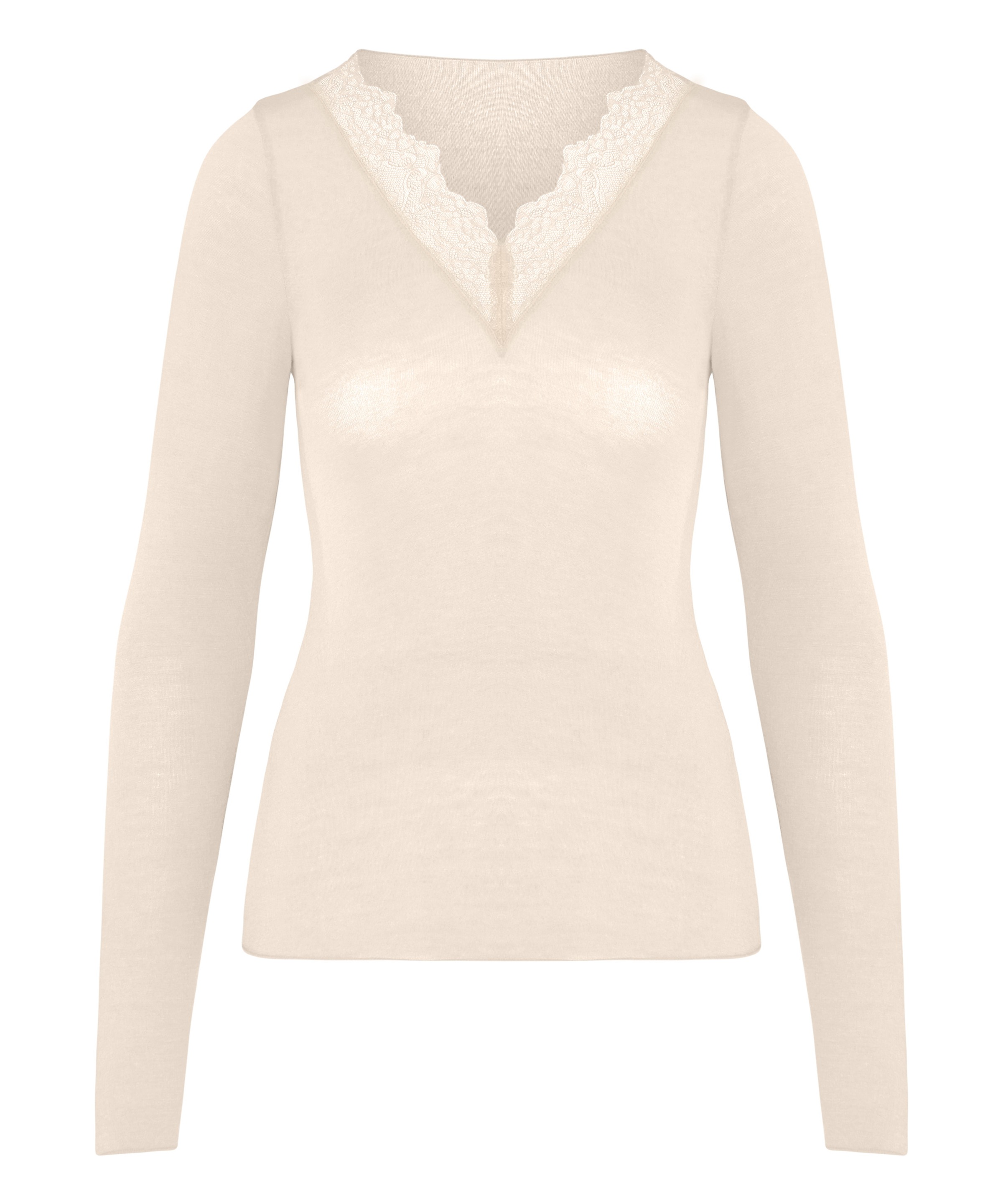 Hunkemöller Pyjama »super soft Lace V-Neck shirt with Cashmere«