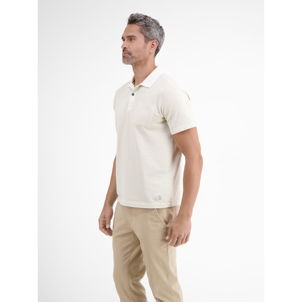 LERROS Poloshirt »LERROS Poloshirt in Two-Tone-Piqué«