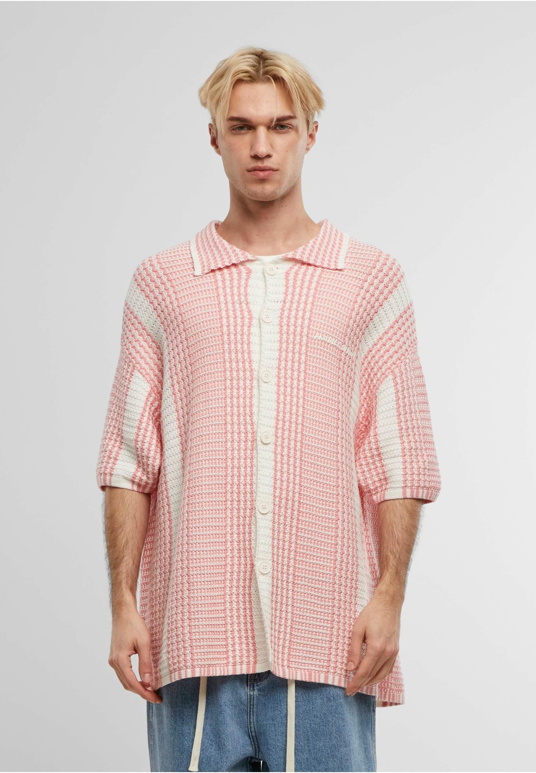 Another Cotton Lab Langarmhemd »Another Cotton Lab Oversized Mesh Knit Summer Shirt«