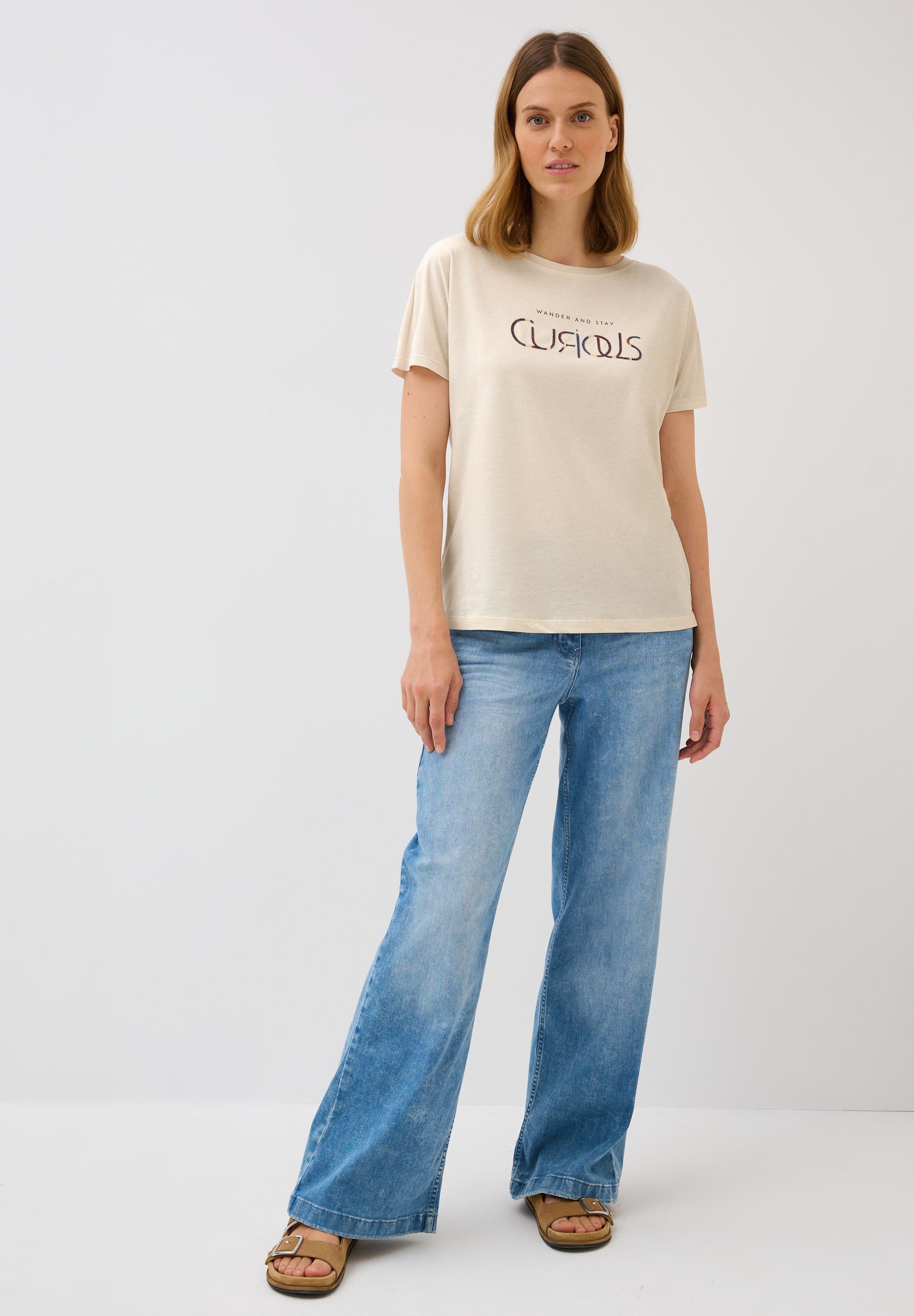 Cecil T-Shirt, im soften Baumwoll-Mix